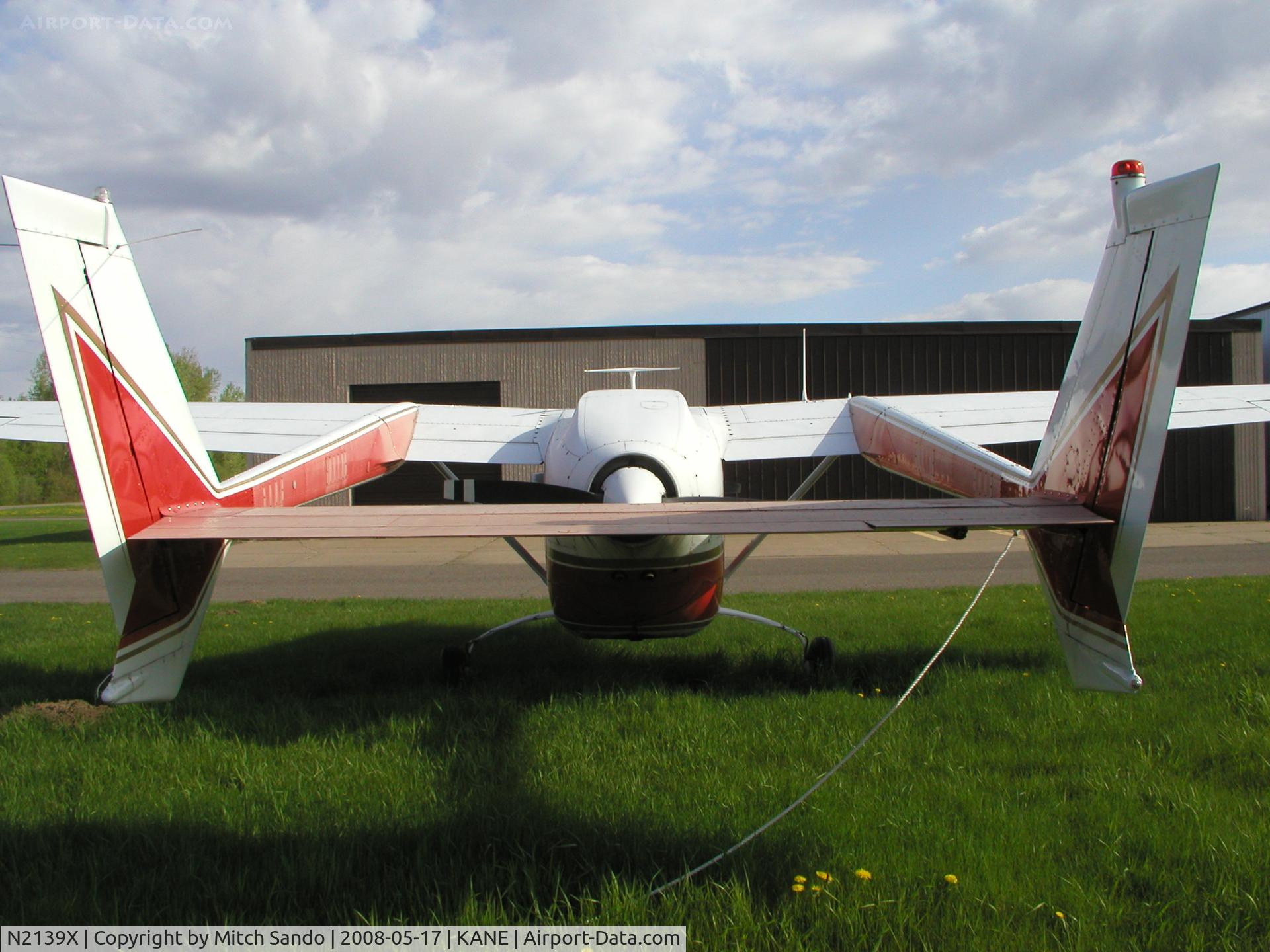 N2139X, 1965 Cessna 337 Super Skymaster C/N 337-0039, Tied down at Anoka County.