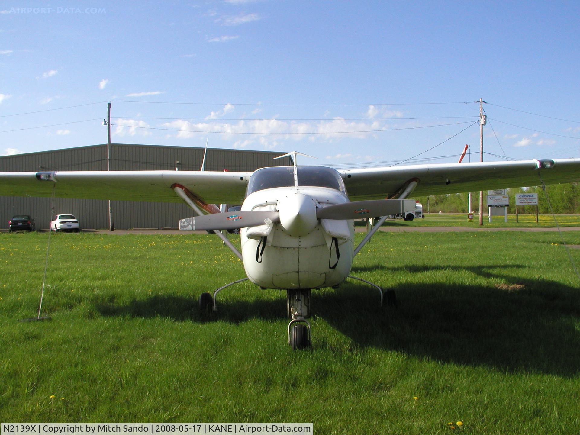 N2139X, 1965 Cessna 337 Super Skymaster C/N 337-0039, Tied down at Anoka County.