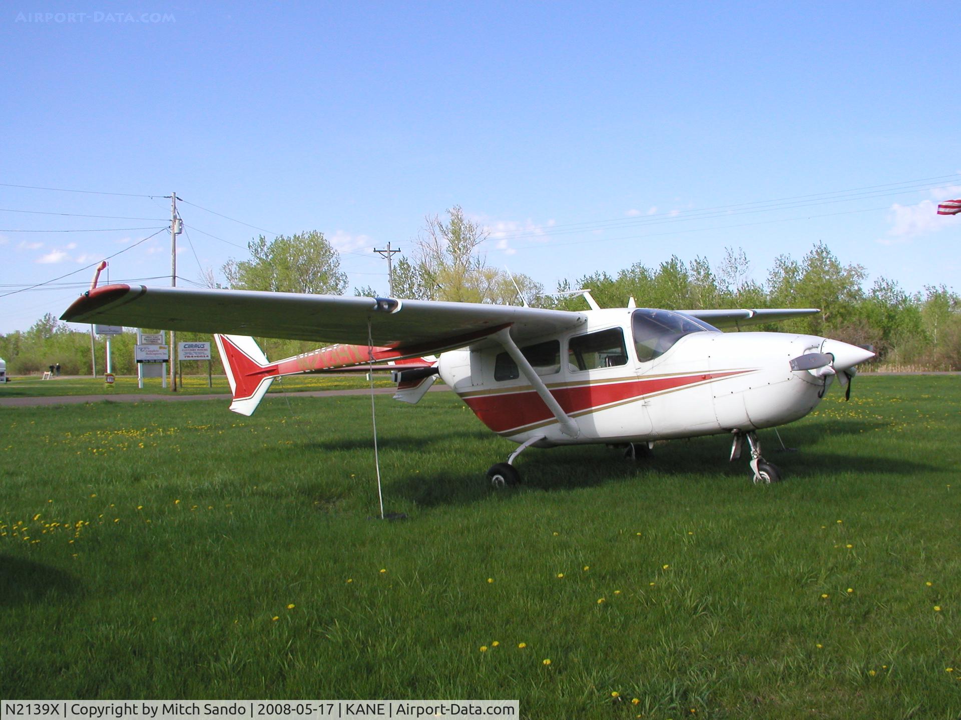 N2139X, 1965 Cessna 337 Super Skymaster C/N 337-0039, Tied down at Anoka County.