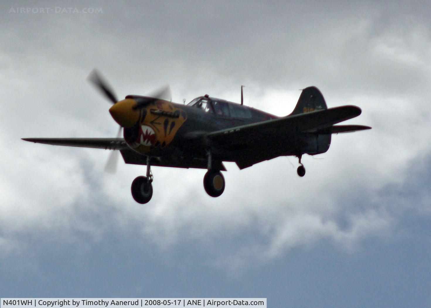 N401WH, 1942 Curtiss P-40K Warhawk C/N 42-10256, Blaine Aviation Weekend 2008