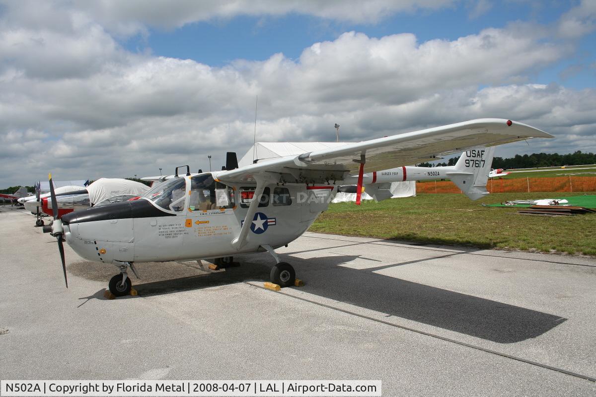 N502A, 1969 Cessna M337B (O-2A) Super Skymaster C/N 337M-0415 (69-7617), Cessna O-2
