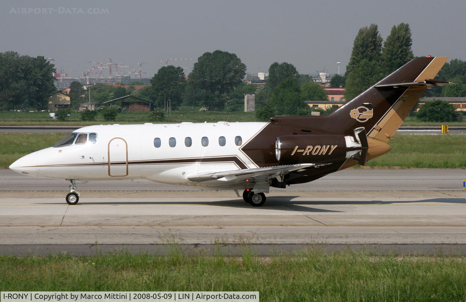 I-RONY, 2000 Raytheon Hawker 800XP C/N 258506, Operated by ALBA Servizi Aerotrasporti