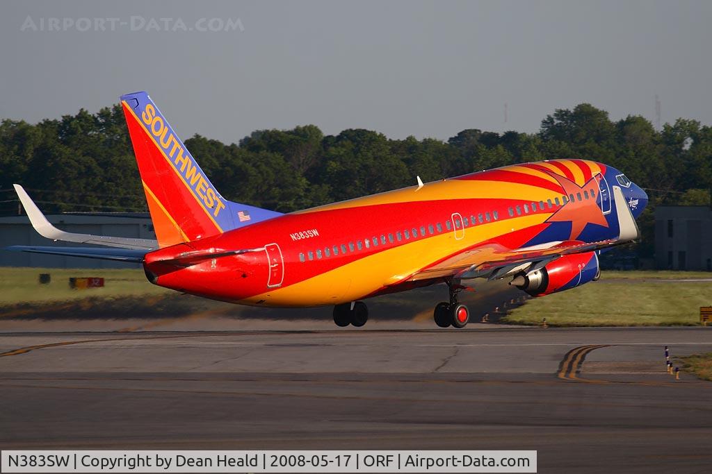 N383SW, 1994 Boeing 737-3H4 C/N 26589, Southwest Airlines N383SW 