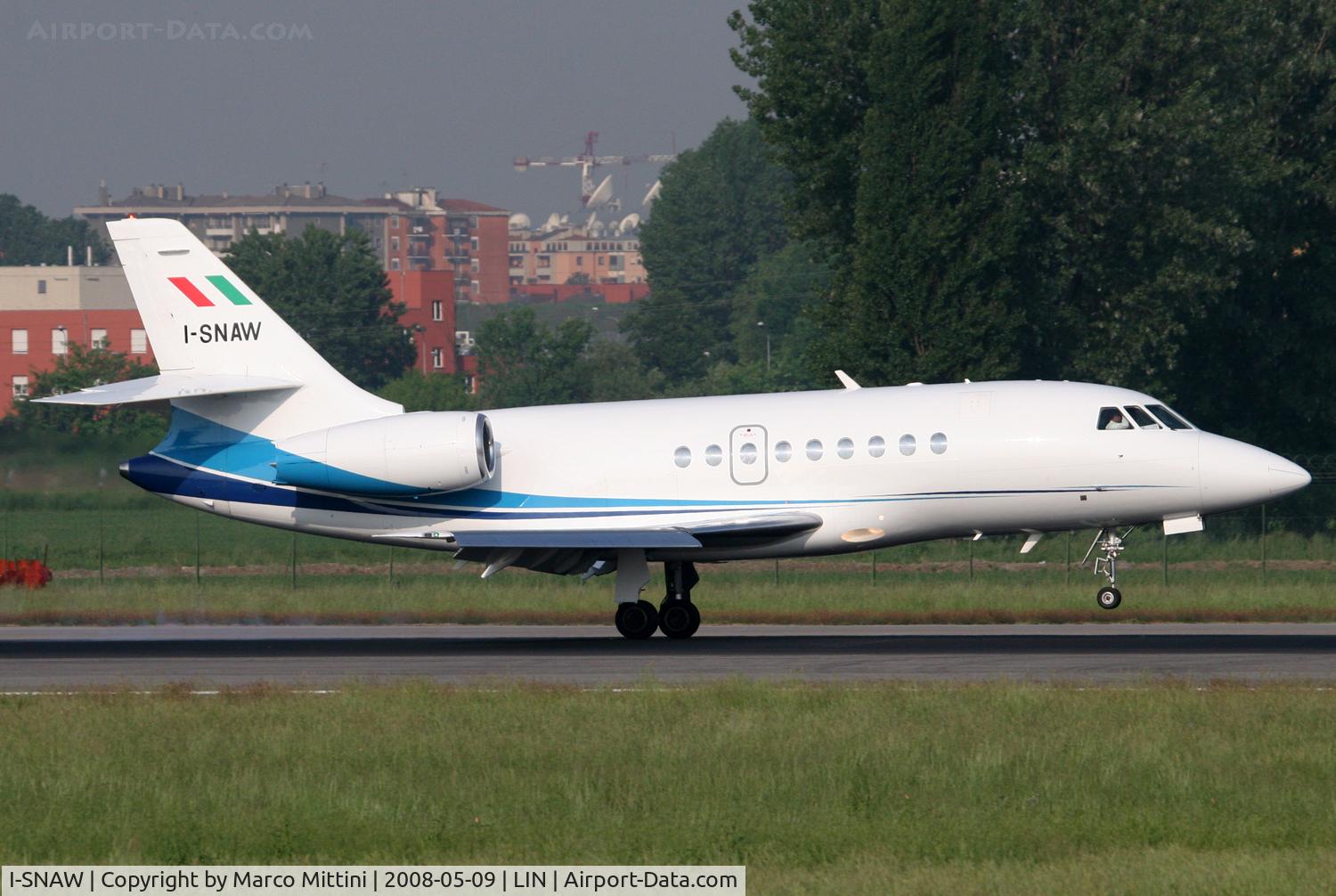 I-SNAW, 1995 Dassault Falcon 2000 C/N 012, Operated by SNAM Servizi Aerei