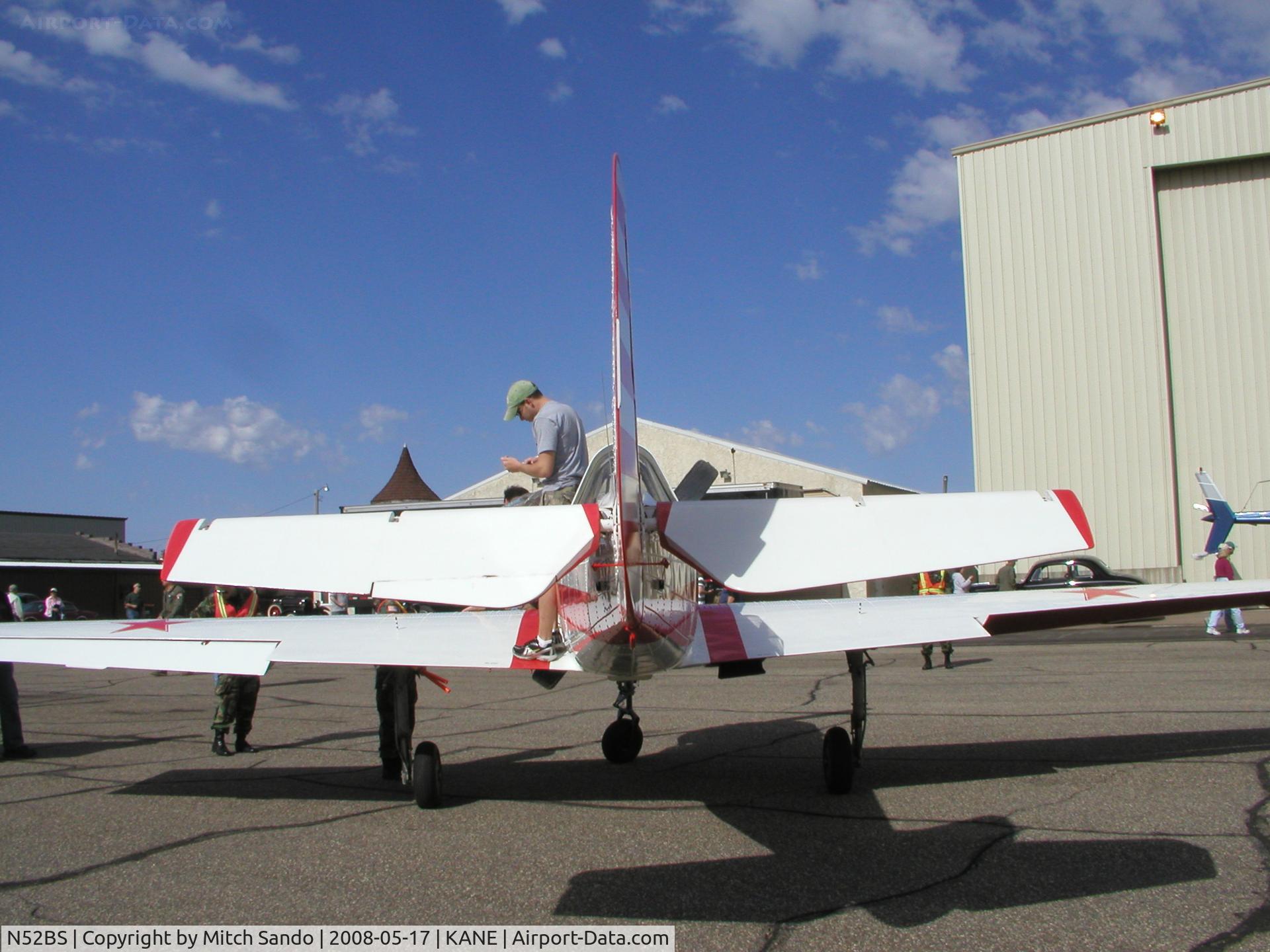 N52BS, 1987 Yakovlev Yak-52 C/N 877504, Blaine Aviation Weekend '08.