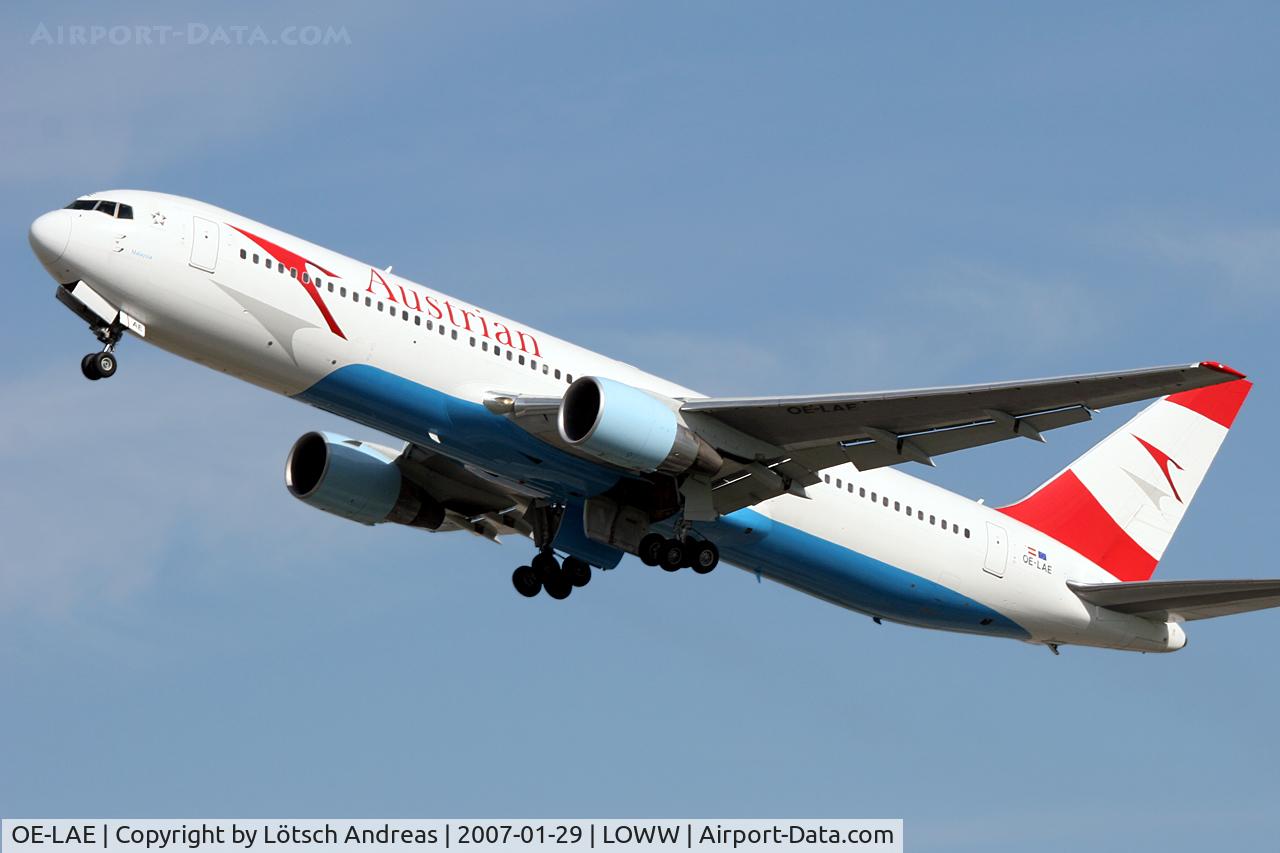 OE-LAE, 2000 Boeing 767-3Z9/ER C/N 30383, Austrian, named 