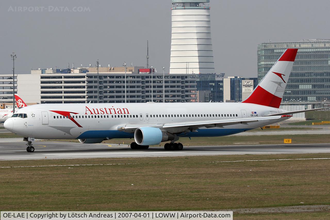 OE-LAE, 2000 Boeing 767-3Z9/ER C/N 30383, Austrian, named 