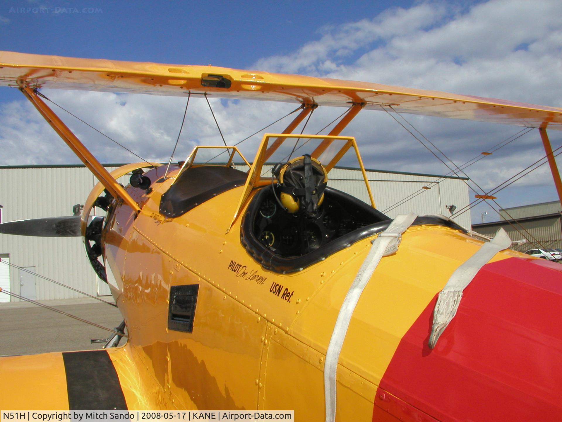 N51H, 1941 Naval Aircraft Factory N3N-3 C/N 2660, Blaine Aviation Weekend '08.