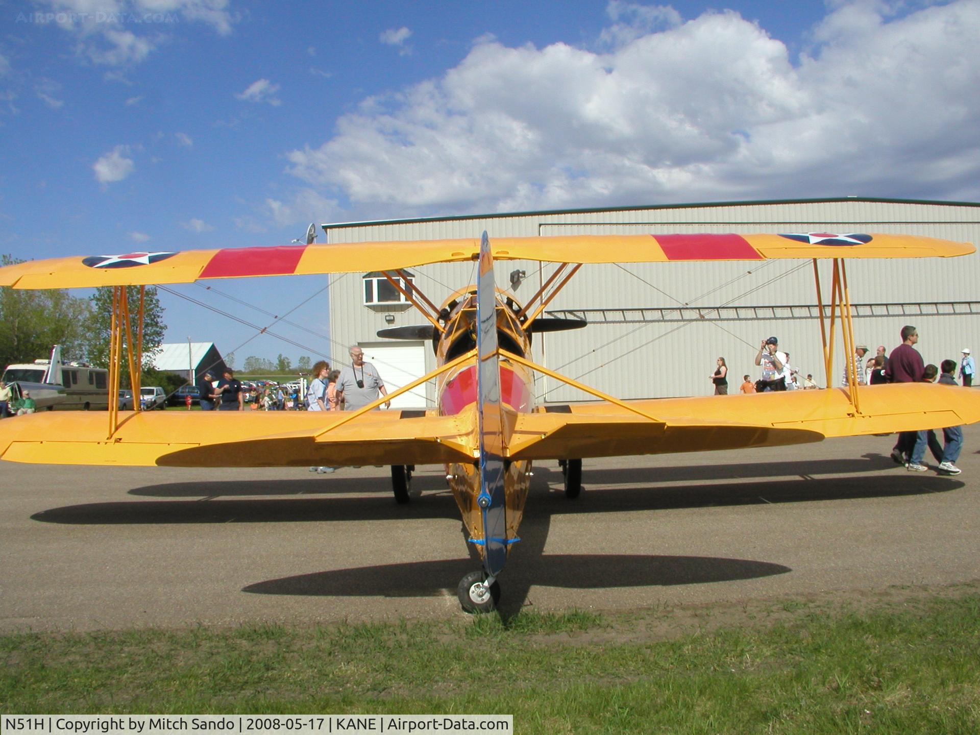 N51H, 1941 Naval Aircraft Factory N3N-3 C/N 2660, Blaine Aviation Weekend '08.