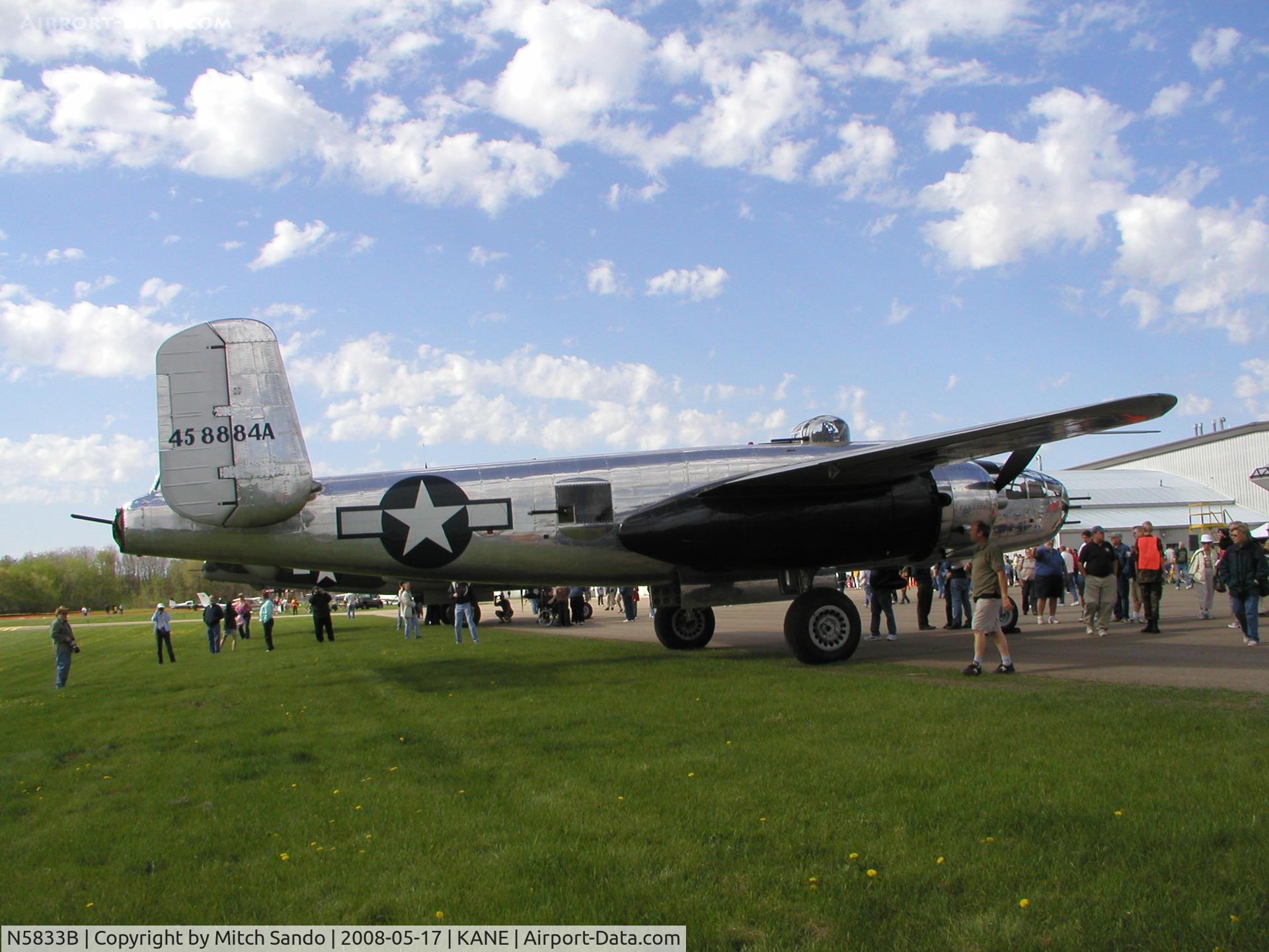 N5833B, 1945 North American B-25J Mitchell Mitchell C/N 108-47735, Blaine Aviation Weekend '08.