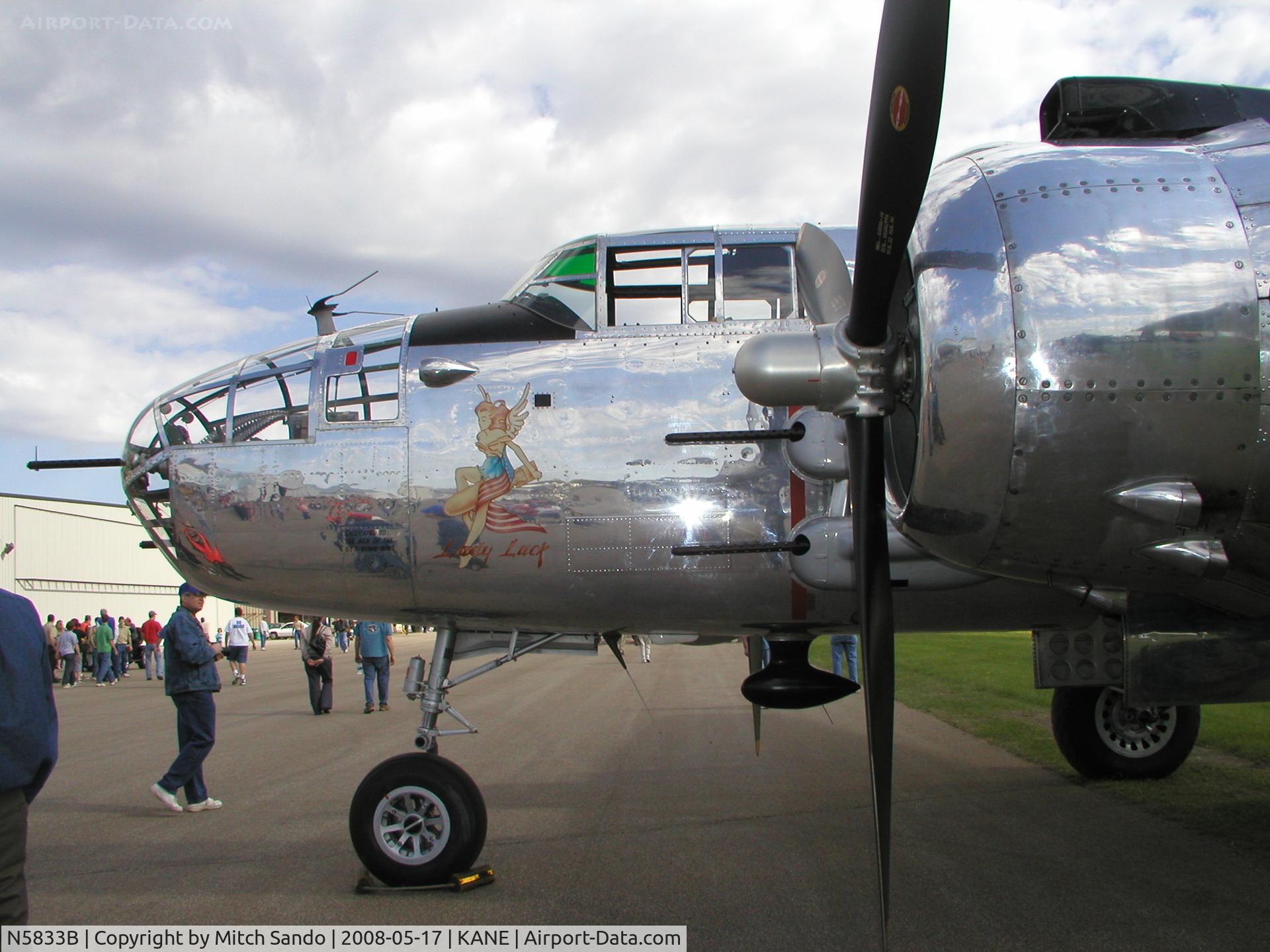 N5833B, 1945 North American B-25J Mitchell Mitchell C/N 108-47735, Blaine Aviation Weekend '08.