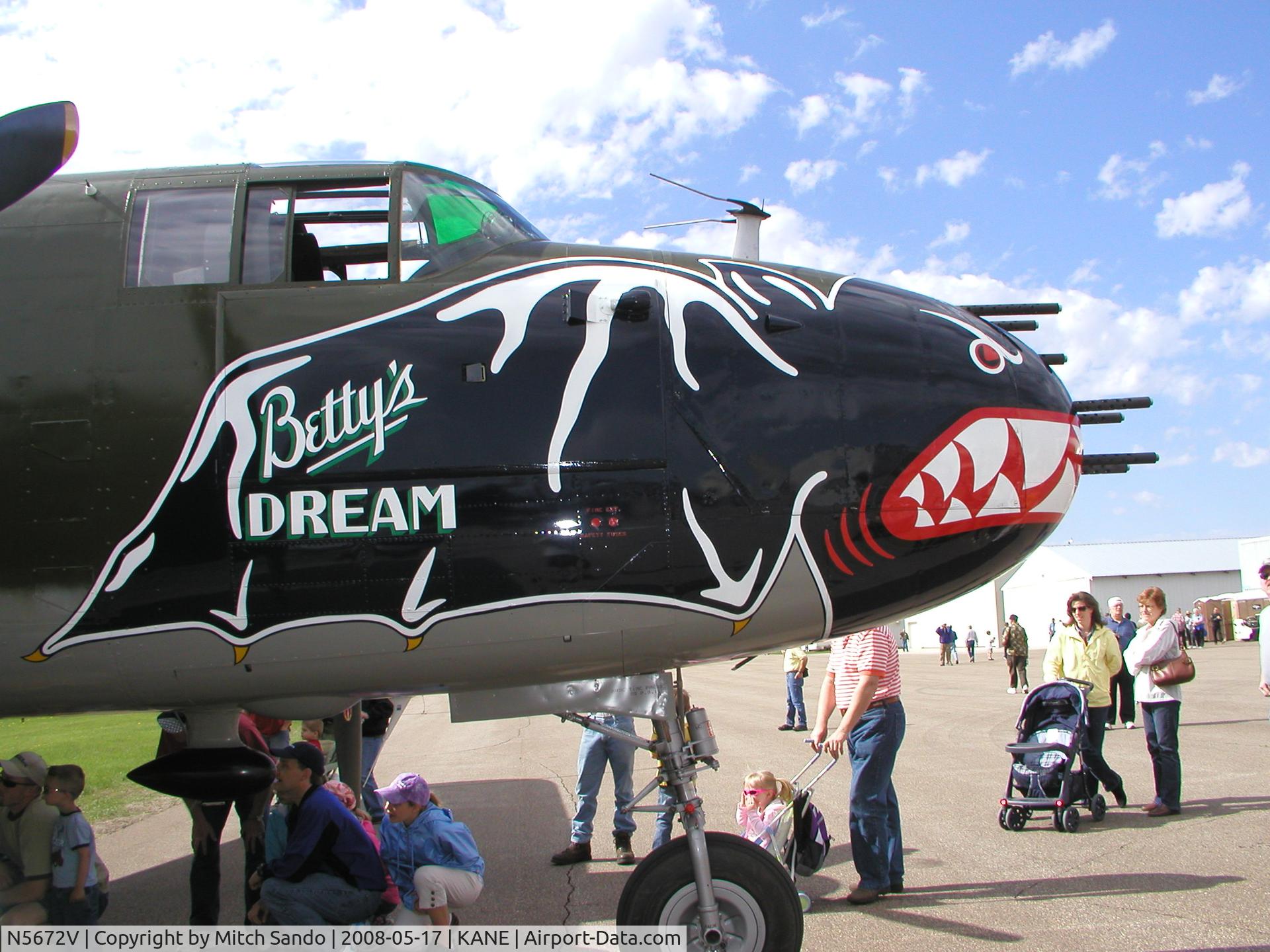 N5672V, 1945 North American B-25J Mitchell Mitchell C/N 108-47686, Blaine Aviation Weekend '08.
