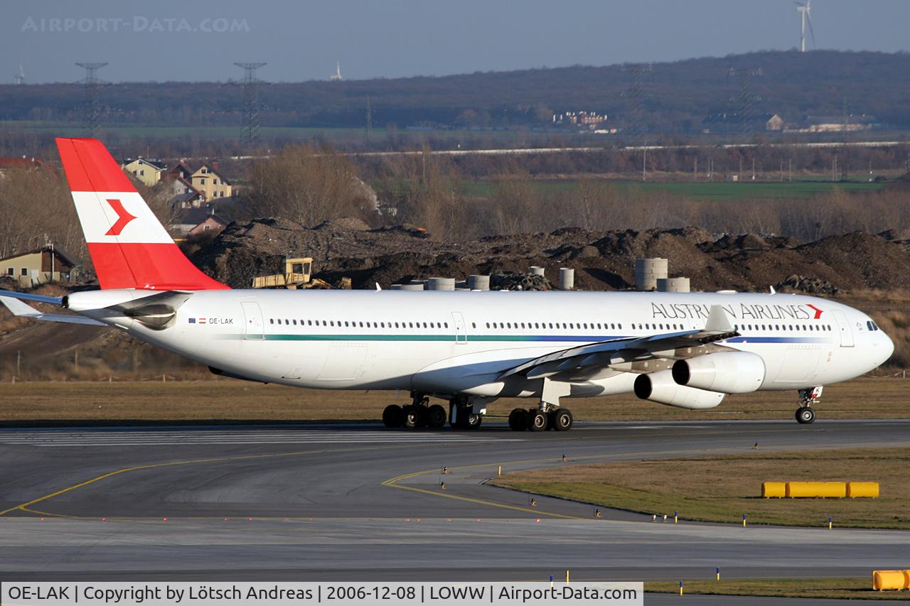 OE-LAK, 1997 Airbus A340-313 C/N 169, 