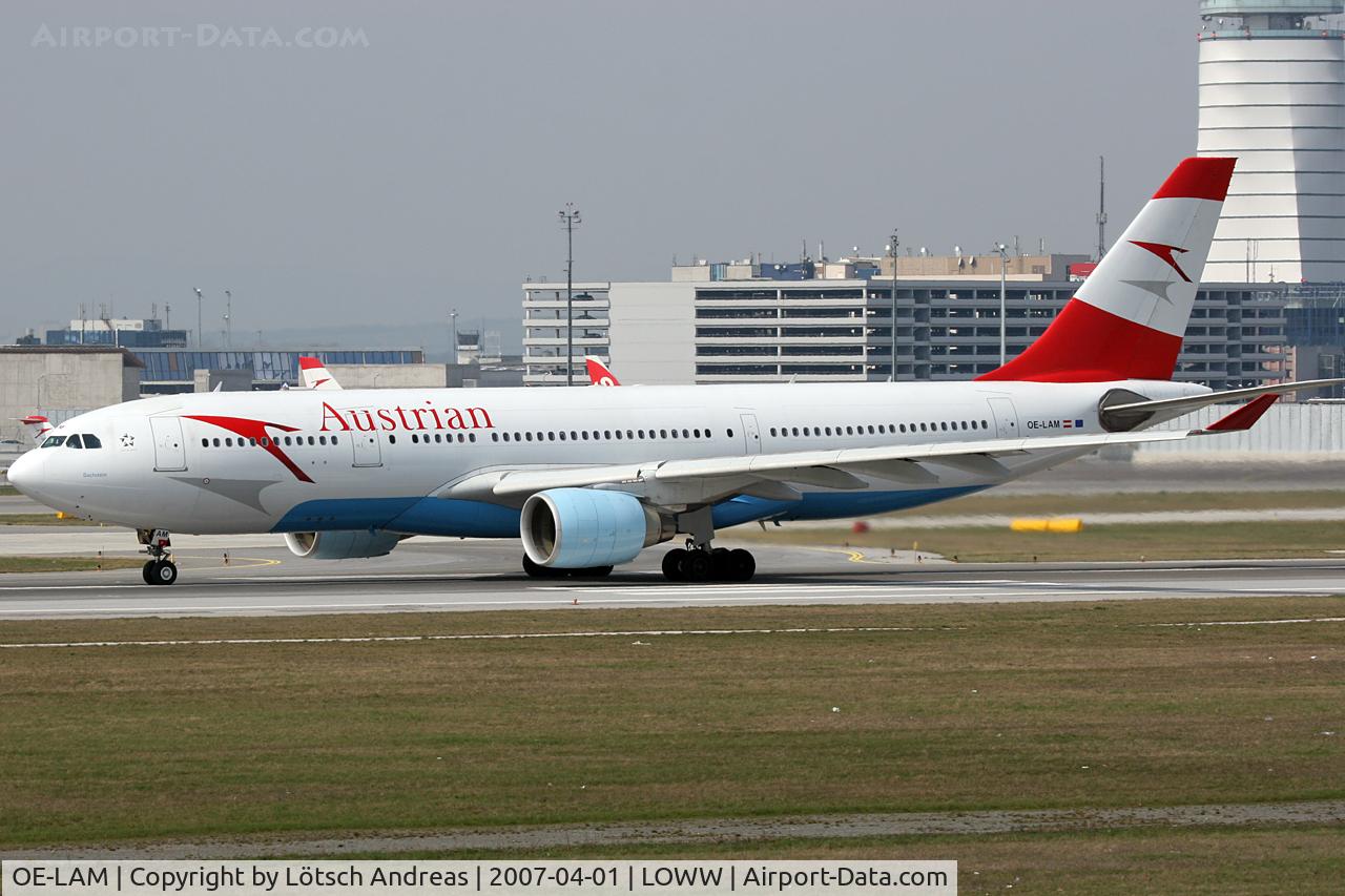 OE-LAM, 1998 Airbus A330-223 C/N 223, 