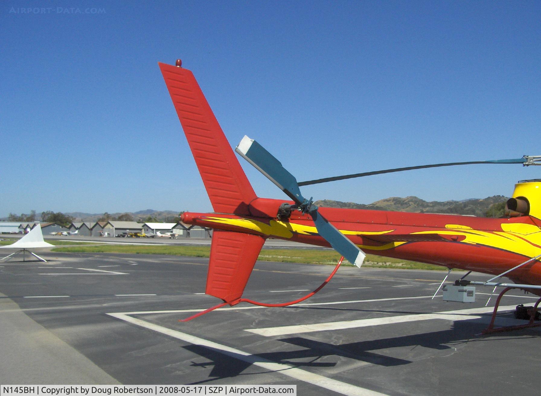 N145BH, 1980 Aerospatiale AS-350D AStar C/N 1270, 1980 Aerospatiale (Societe Nationale Industrielle AeroSpatiale) AS350D ASTAR, one Lycoming LTS 101 600A.2 616 shp turboshaft, PICTORVISION-equipped, anti-torque rotor. Experimental class