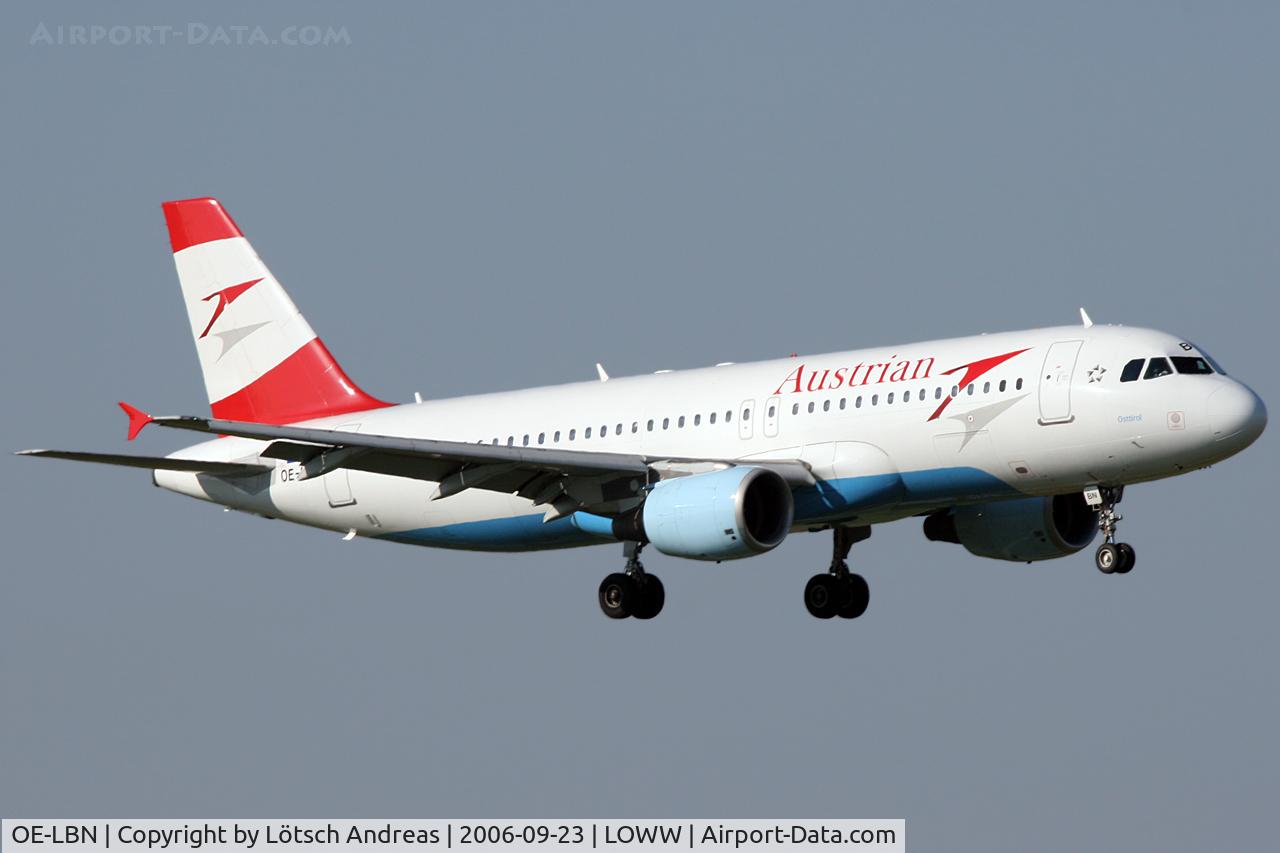 OE-LBN, 1997 Airbus A320-214 C/N 768, 