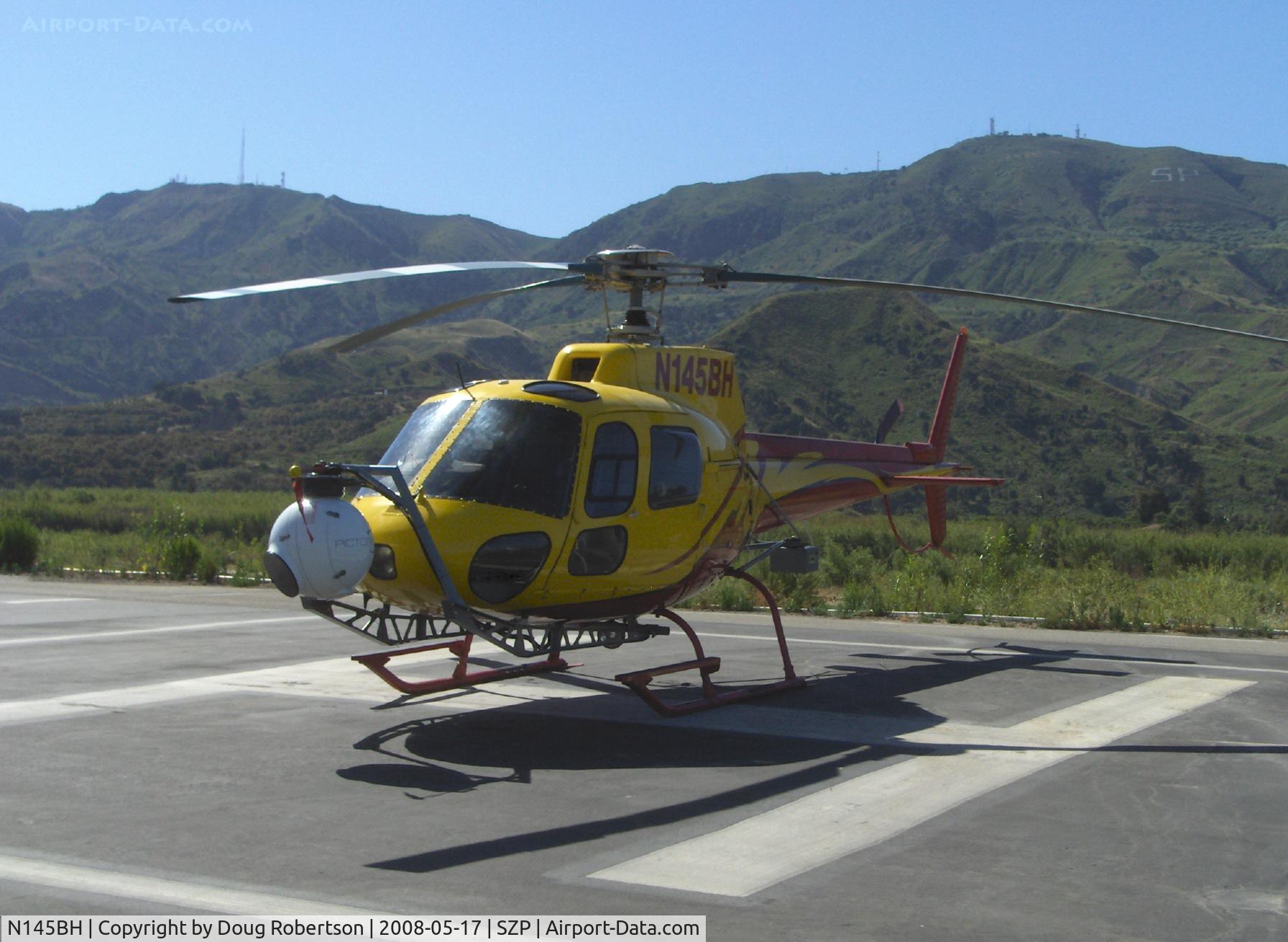 N145BH, 1980 Aerospatiale AS-350D AStar C/N 1270, 1980 Aerospatiale AS350D ASTAR, one Lycoming LTS 101 600A.2 616 shp turboshaft, PICTORVISION offers gyro-stabilized precision aerial cinemaphotography