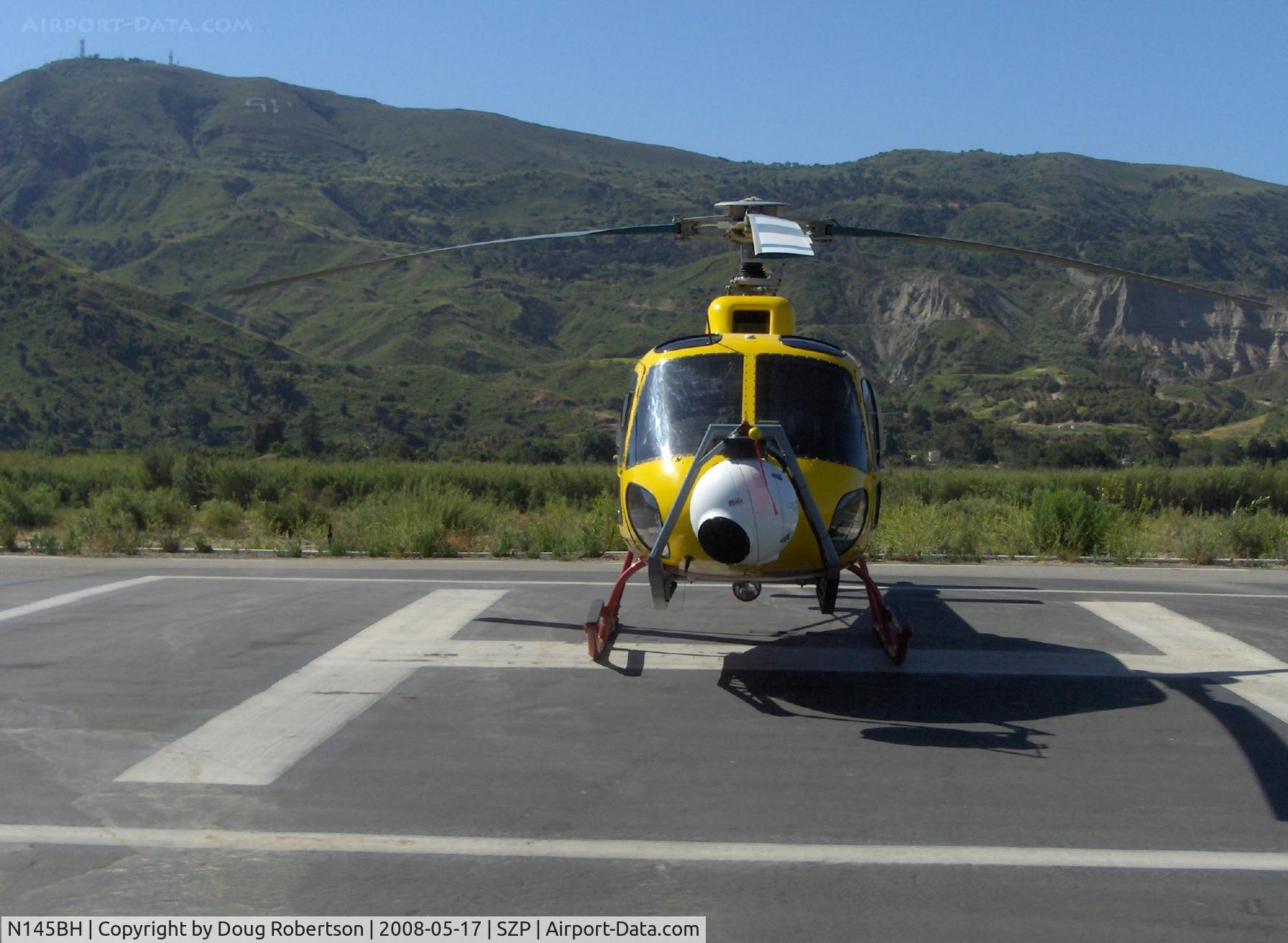 N145BH, 1980 Aerospatiale AS-350D AStar C/N 1270, 1980 Aerospatiale AS350D ASTAR, one Lycoming LTS 101 600A.2 616 shp turboshaft, PICTORVISION offers gyro-stabilized high-definition aerial cinemaphotography