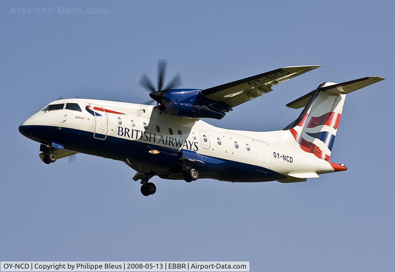 OY-NCD, 1998 Dornier Do328-100 C/N 3104, Danish guest on short final rwy 02.