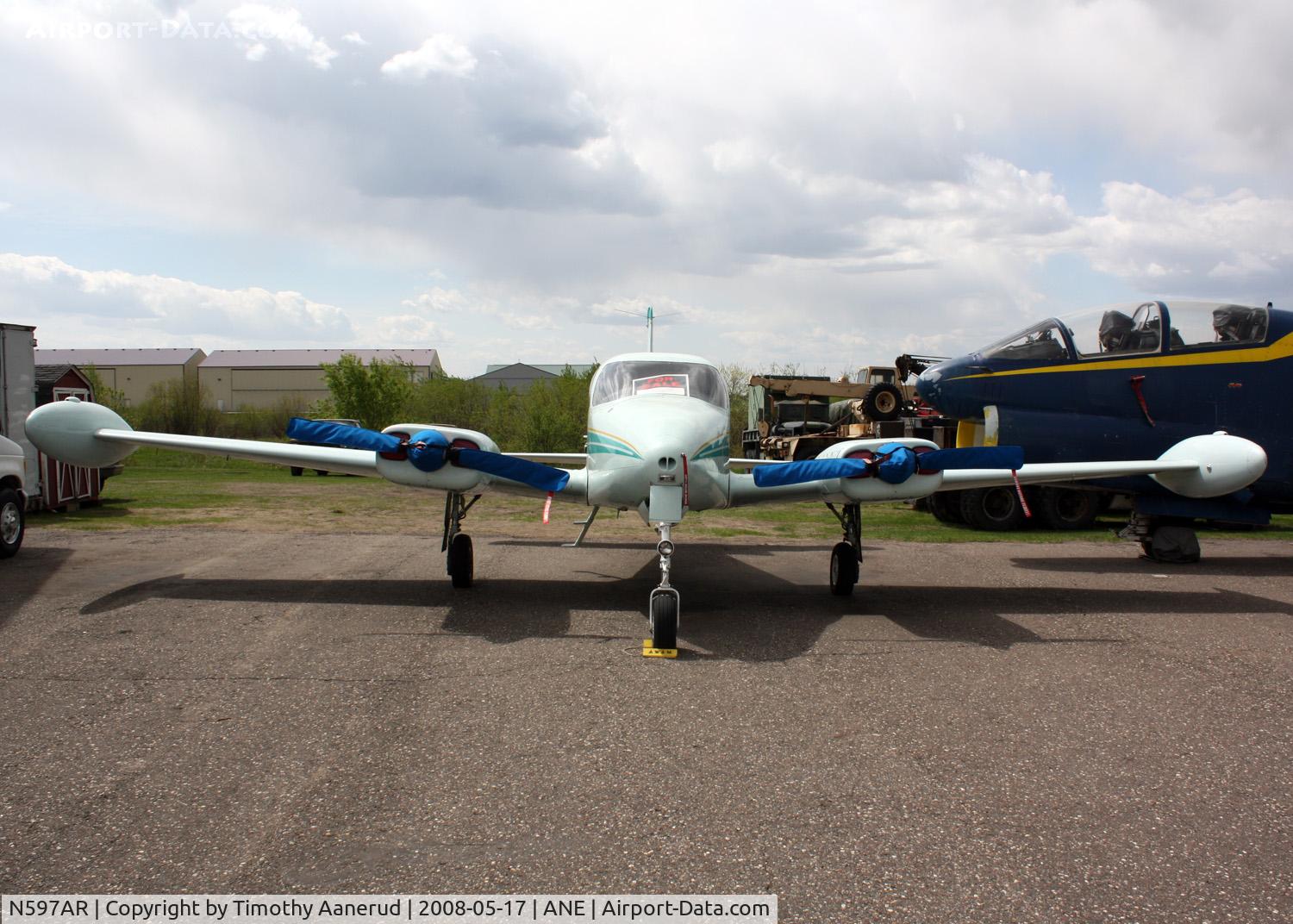 N597AR, 1958 Cessna 310B C/N 35693, Parked at Anoka County, American Wings Museum, listed as For Sale