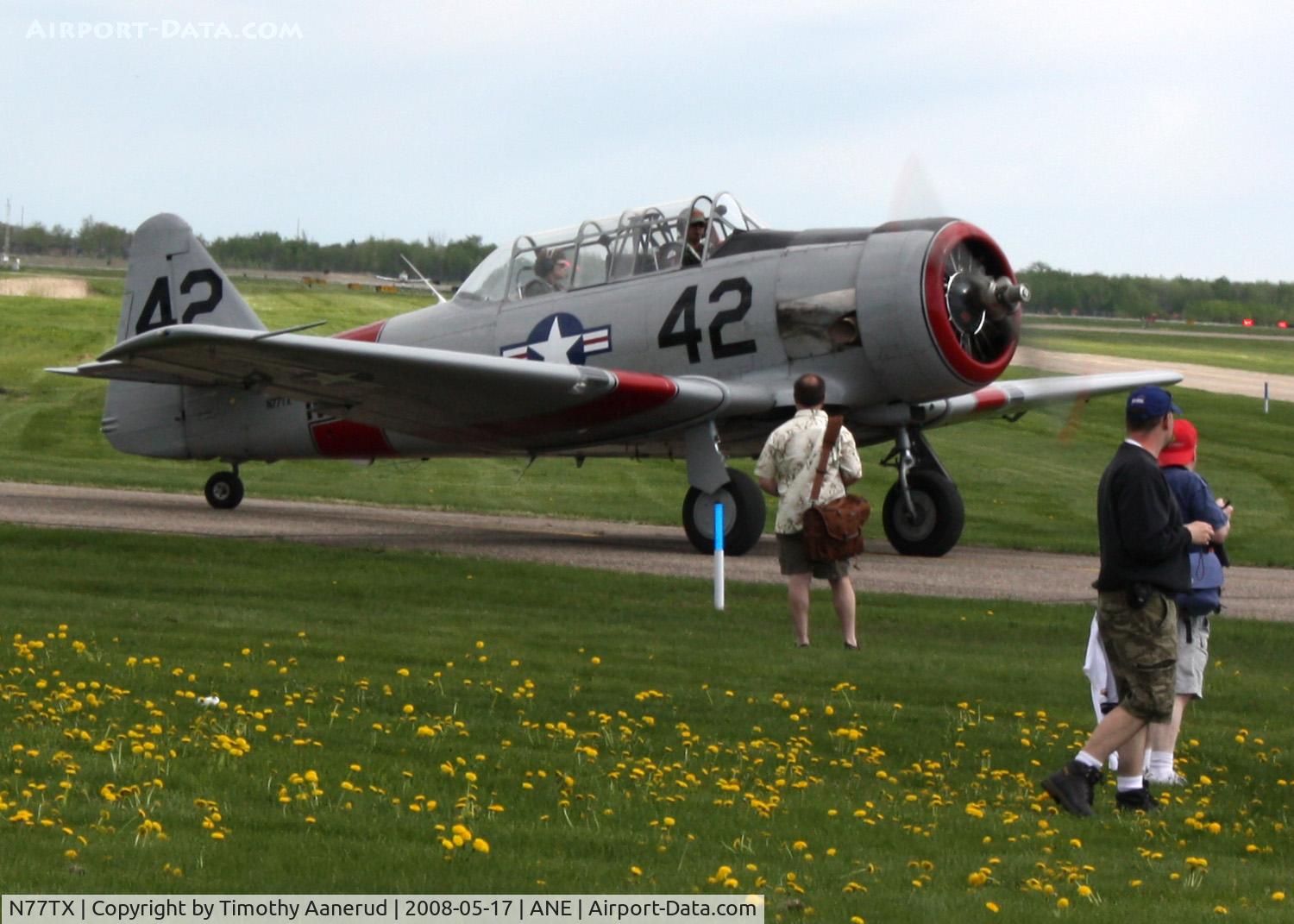 N77TX, North American AT-6A Texan C/N 78-6698, Blaine Aviation Weekend