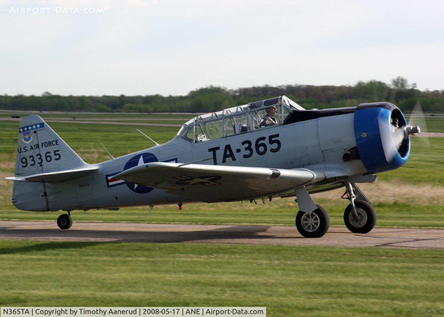 N365TA, 1951 North American T-6G Texan C/N 168-479, Blaine Aviation Weekend 2008
