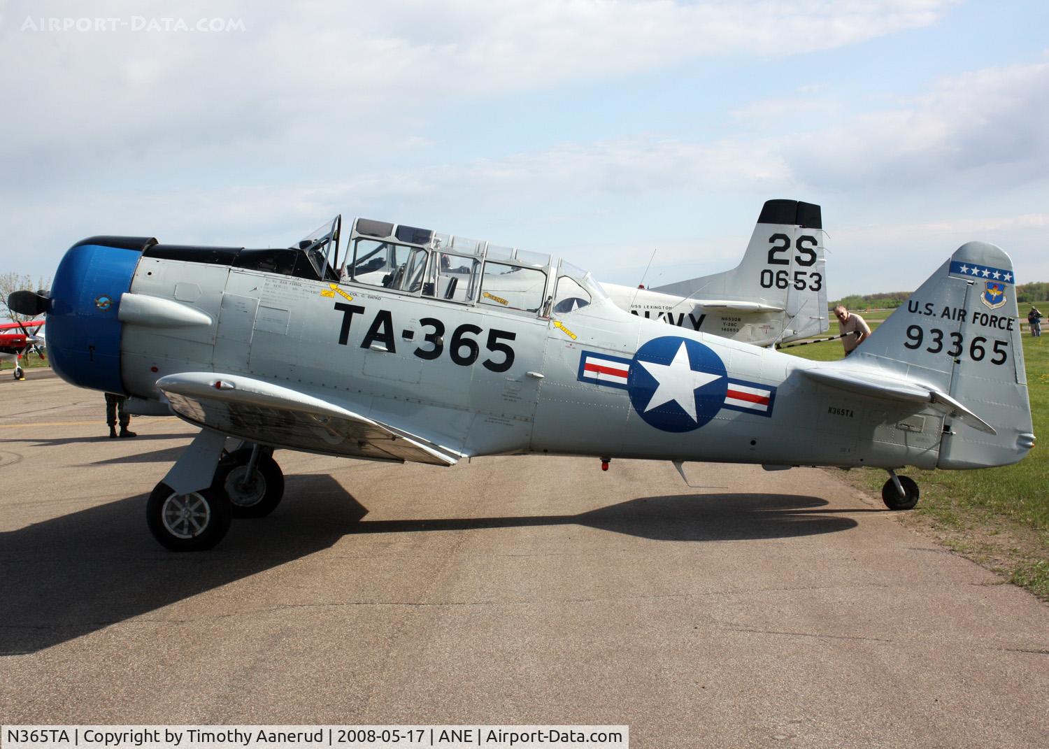 N365TA, 1951 North American T-6G Texan C/N 168-479, Blaine Aviation Weekend 2008
