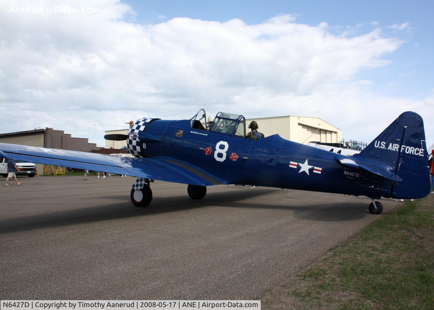 N6427D, 1943 North American SNJ-4 Texan C/N 88-14317, Blaine Aviation Weekend 2008