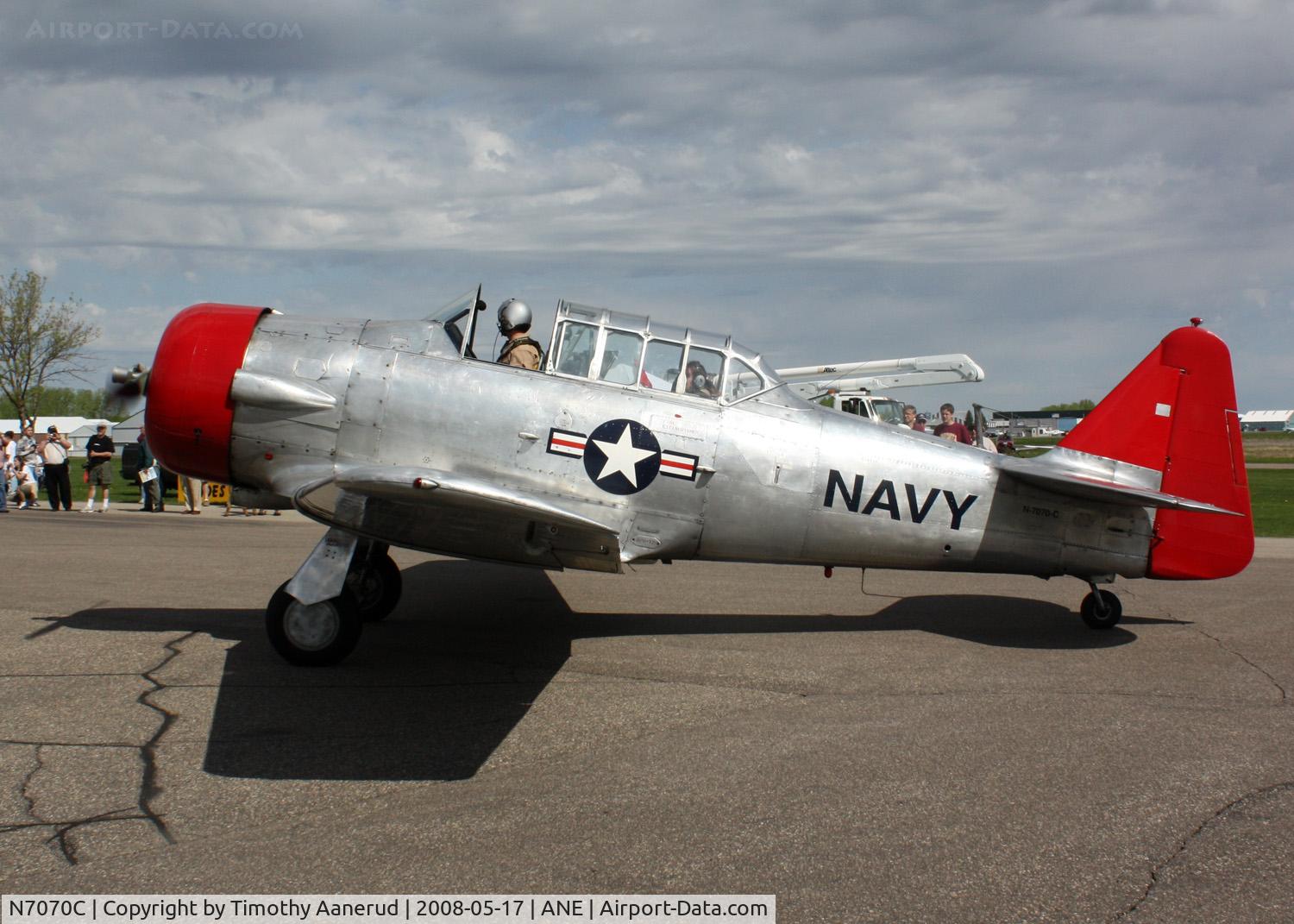 N7070C, 1955 North American SNJ-4 Texan C/N 88-13164, Blaine Aviation Weekend