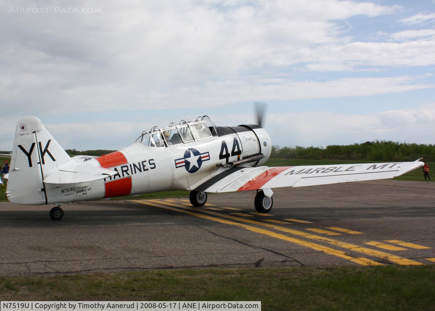 N7519U, 1952 Canadian Car & Foundry Harvard MK IV C/N CCF4-237, Blaine Aviation Weekend 2008