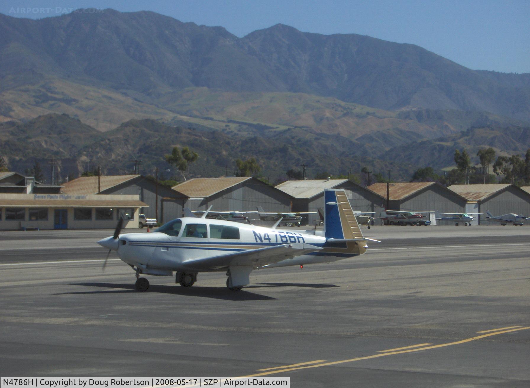 N4786H, 1979 Mooney M20J 201 C/N 24-0876, 1979 Mooney M20J 201, Lycoming IO-360 A&C 200 Hp, taxi