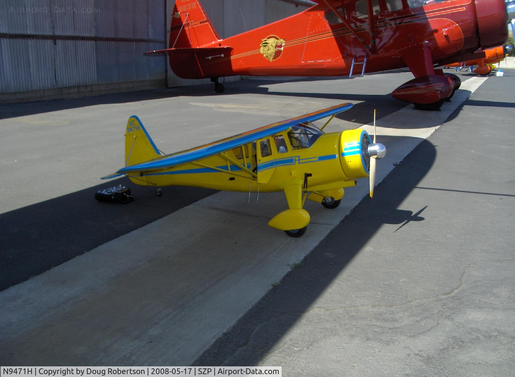 N9471H, Howard Aircraft DGA-15P C/N 813, Howard DGA-15P 'Best Buddy', Pratt & Whitney R-985 Wasp Jr. 450 Hp, 'Best Buddy, Jr.' RC scale model