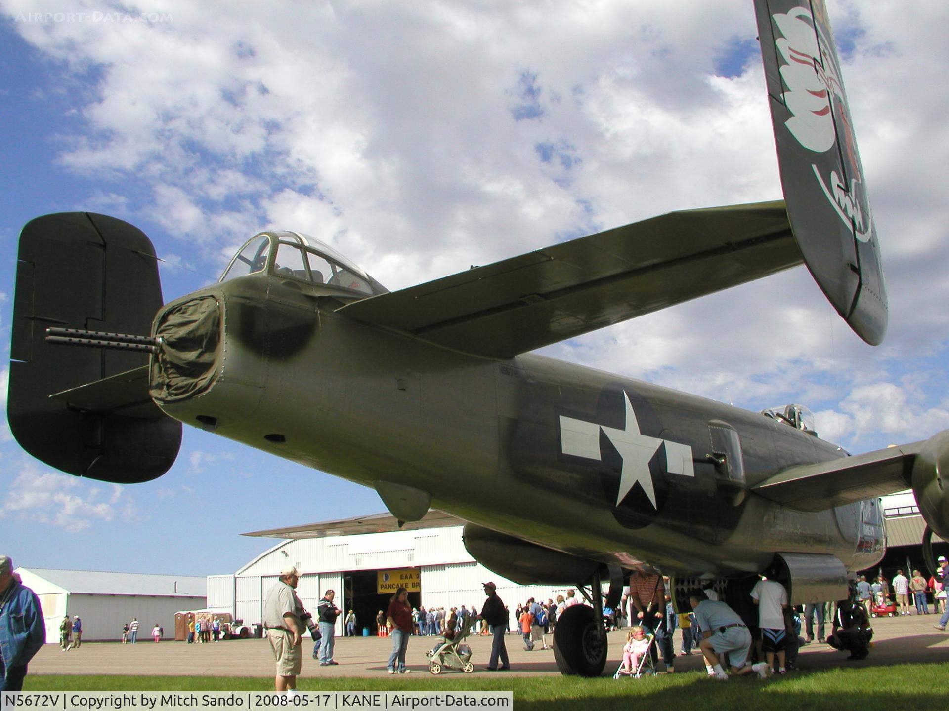 N5672V, 1945 North American B-25J Mitchell Mitchell C/N 108-47686, Blaine Aviation Weekend '08.