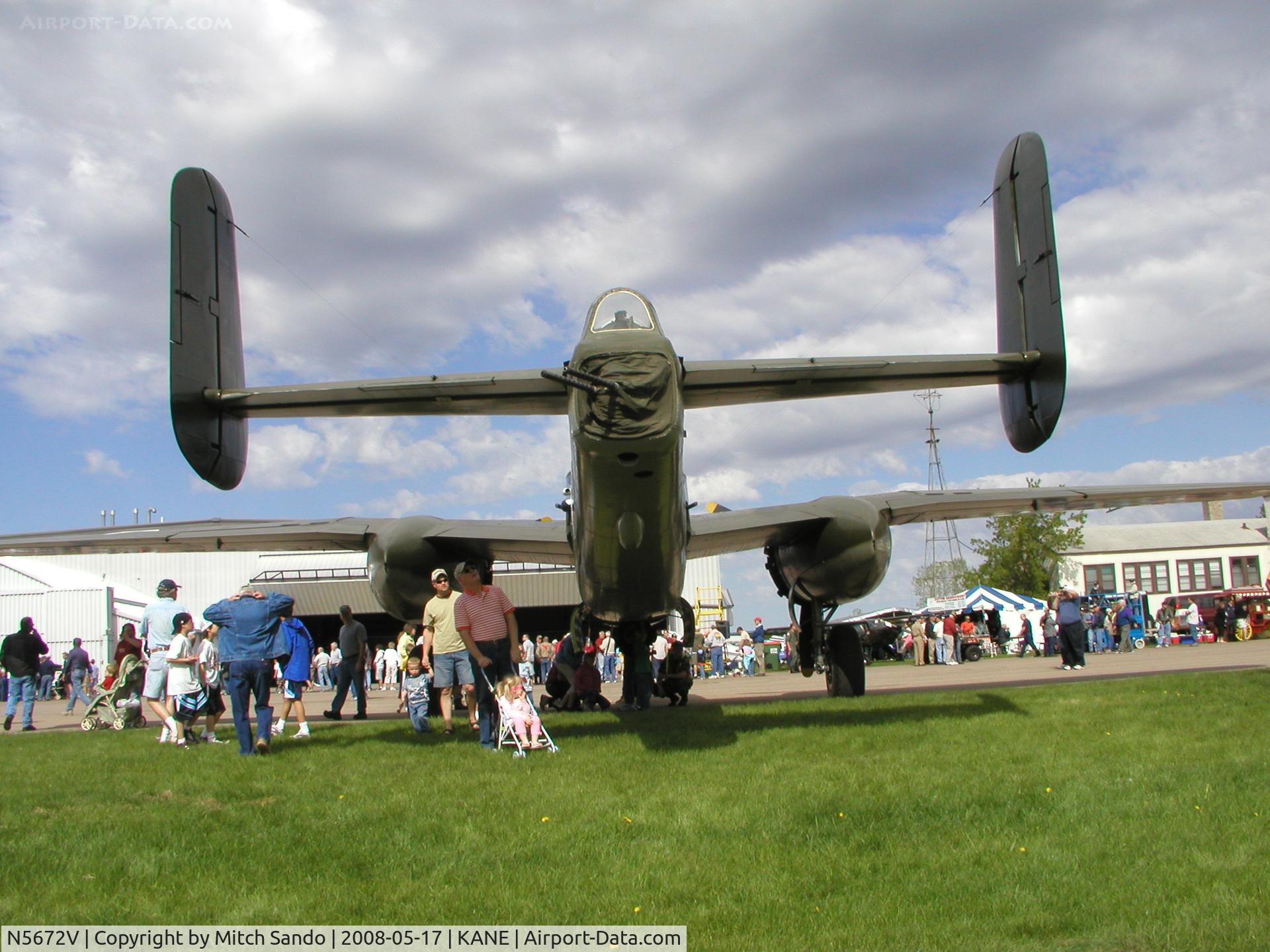 N5672V, 1945 North American B-25J Mitchell Mitchell C/N 108-47686, Blaine Aviation Weekend '08.