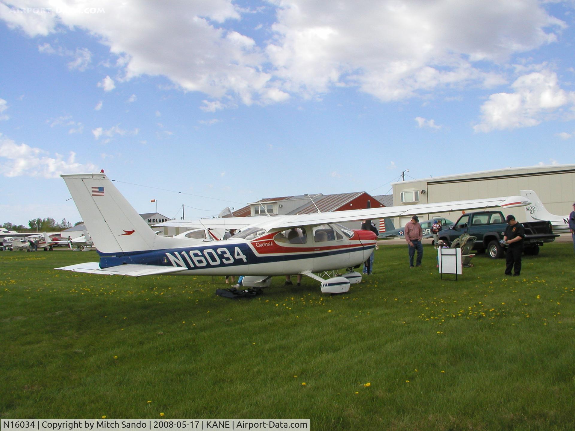 N16034, 1976 Cessna 177B Cardinal C/N 17702481, Blaine Aviation Weekend '08.