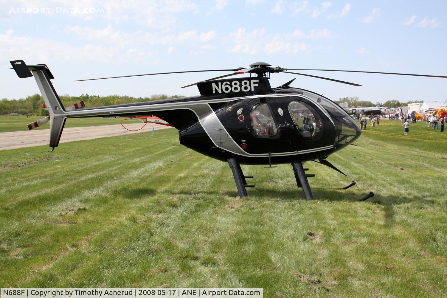 N688F, 1999 McDonnell Douglas 500-E C/N 0543E, Blaine Aviation Weekend 2008