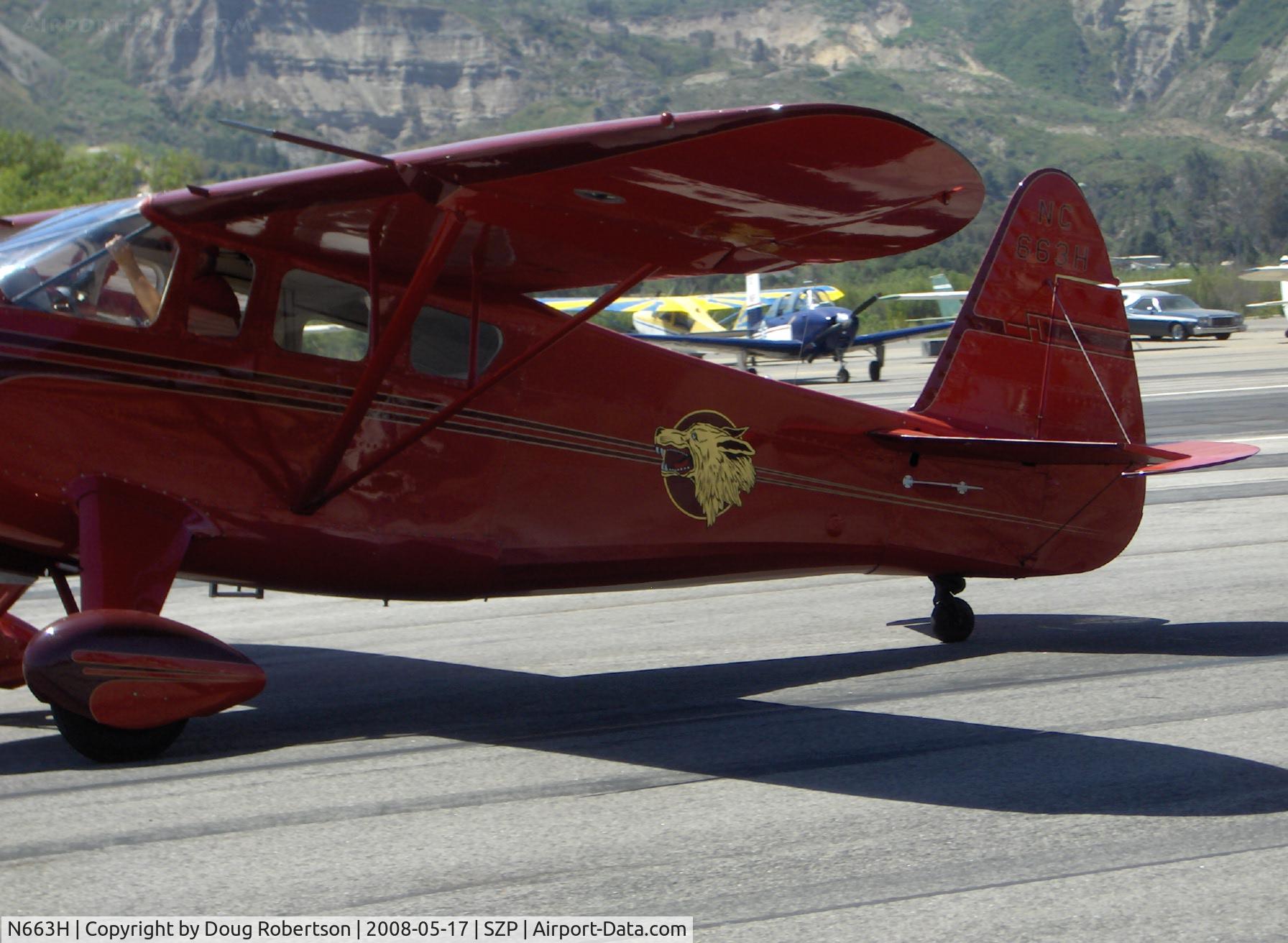 N663H, Howard Aircraft DGA-15P C/N 1766, Howard DGA-15P, Pratt & Whitney R-985 Wasp Jr. 450 Hp, taxi to Rwy 22