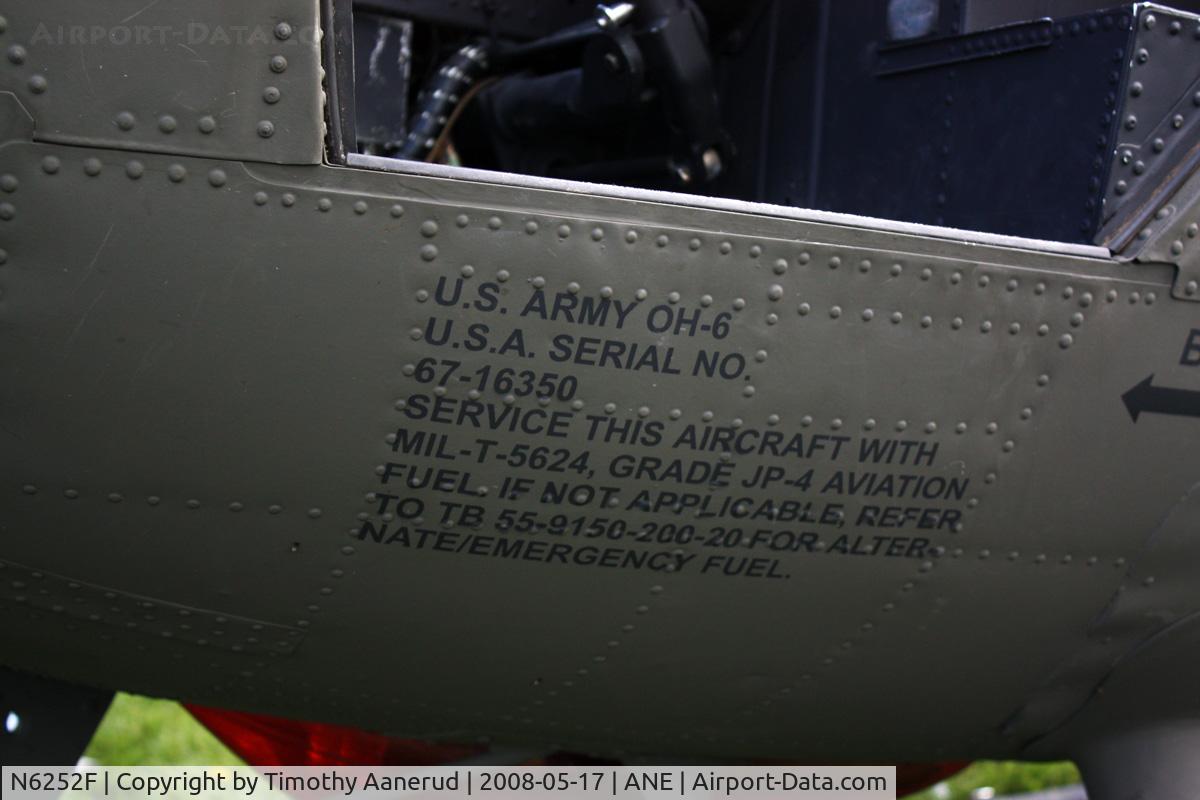 N6252F, 1968 Hughes 369A (OH-6A) C/N 980735, Blaine Aviation Weekend 2008, 67-16350