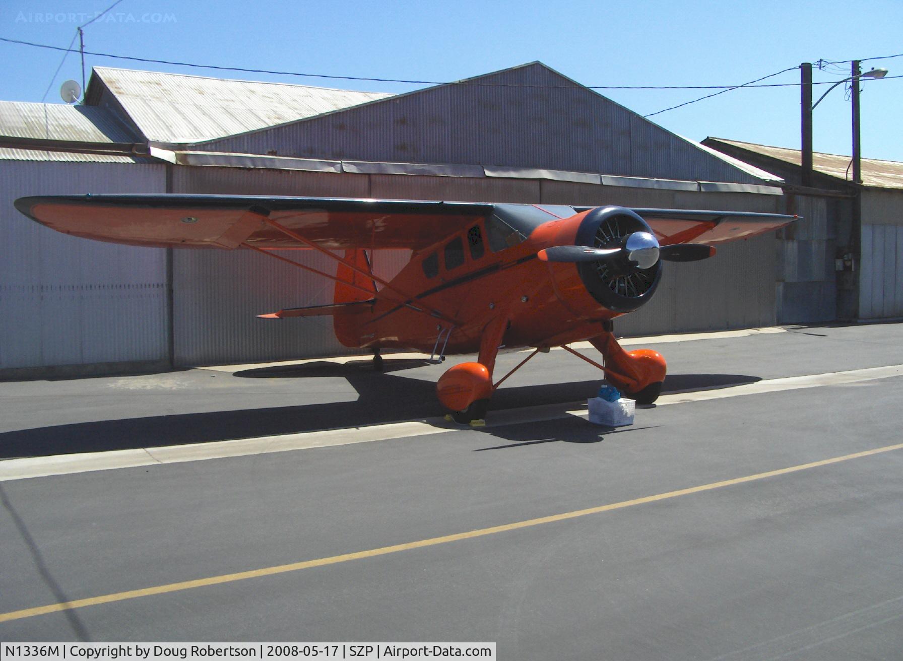 N1336M, 1943 Howard Aircraft DGA-15P C/N 1714, 1943 Howard DGA-15P, P&W R-985 Wasp Jr. 450 Hp
