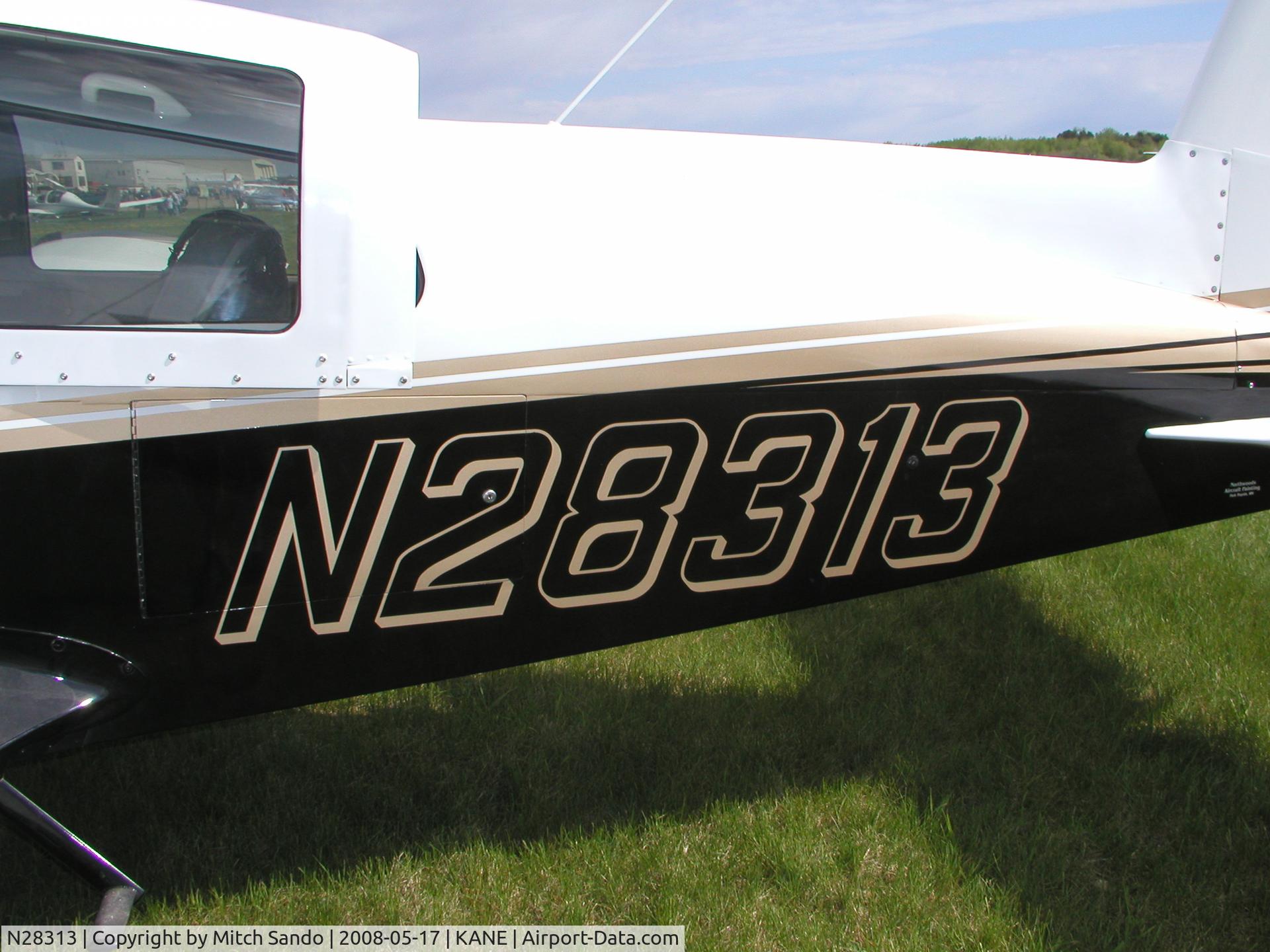 N28313, Grumman American AA-5B Tiger C/N AA5B0556, Blaine Aviation Weekend '08.