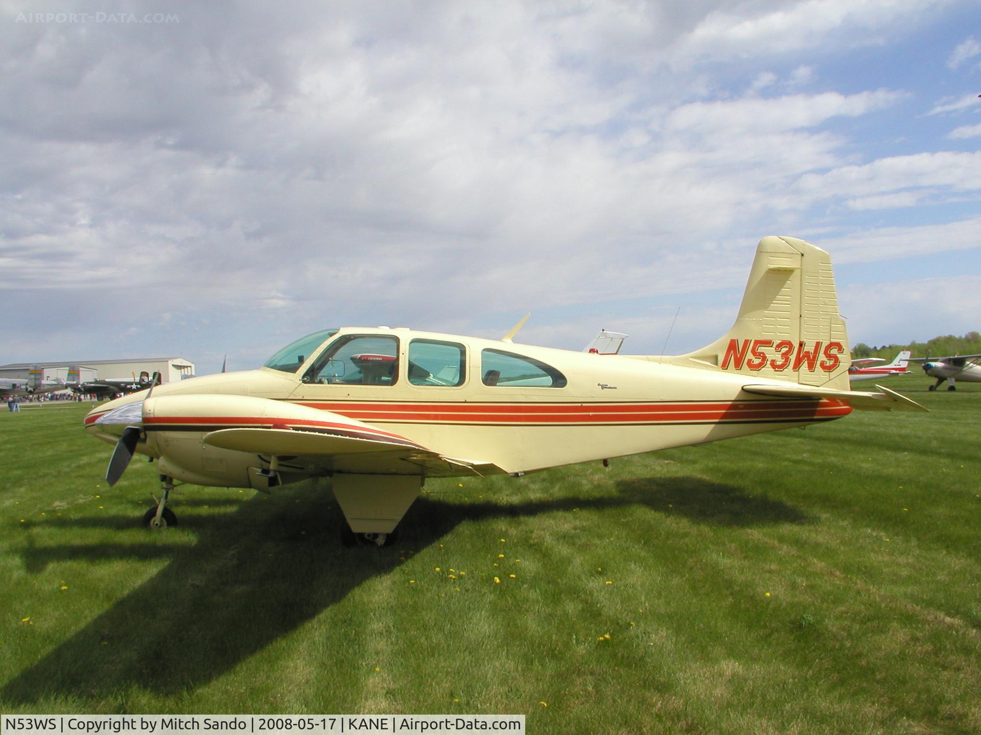 N53WS, 1967 Beech D95A Travel Air C/N TD-706, Blaine Aviation Weekend '08.