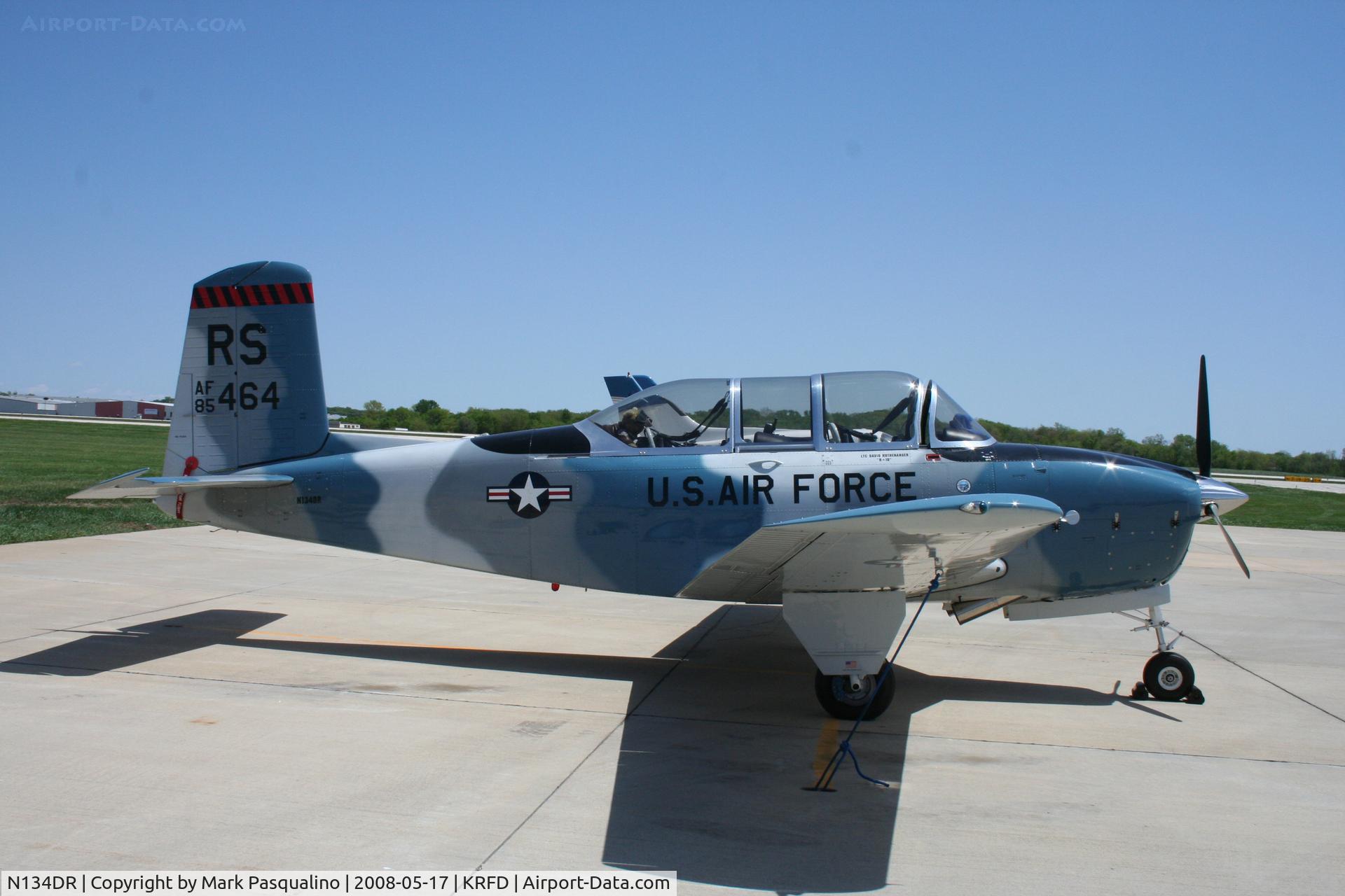 N134DR, 1956 Beech D-45 (T-34B) Mentor C/N BG-169, Beech T-34B