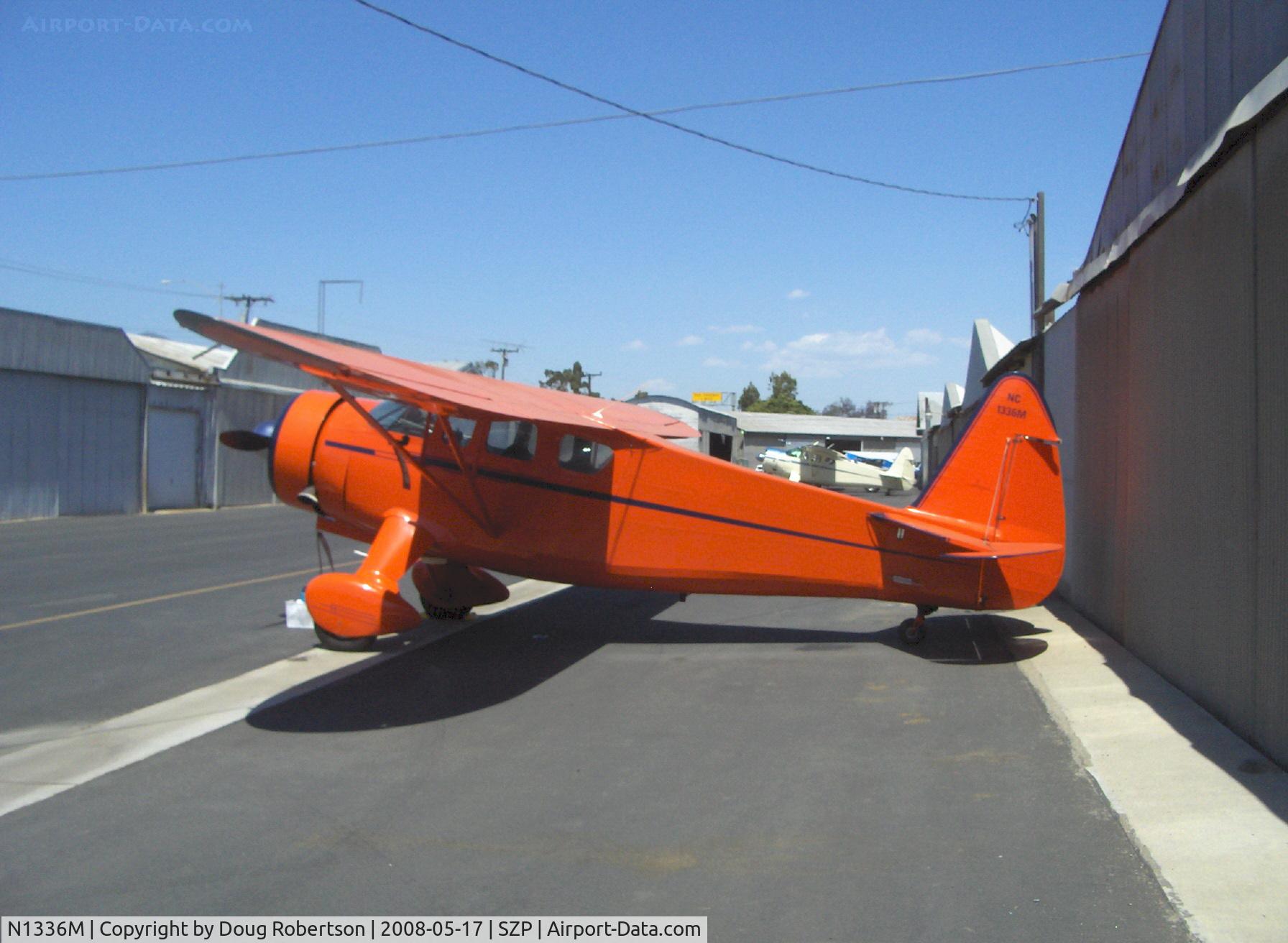 N1336M, 1943 Howard Aircraft DGA-15P C/N 1714, 1943 Howard DGA-15P, P&W R-985 Wasp Jr. 450 Hp