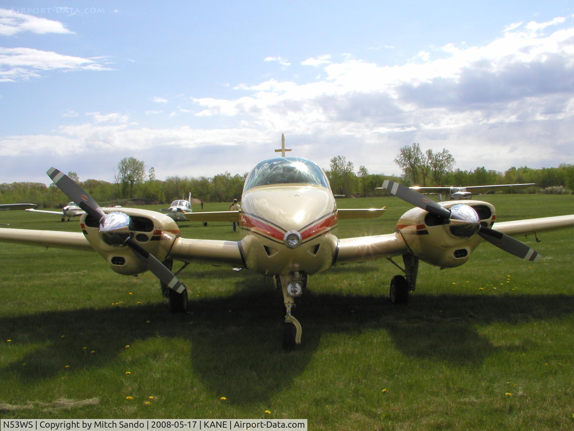 N53WS, 1967 Beech D95A Travel Air C/N TD-706, Blaine Aviation Weekend '08.