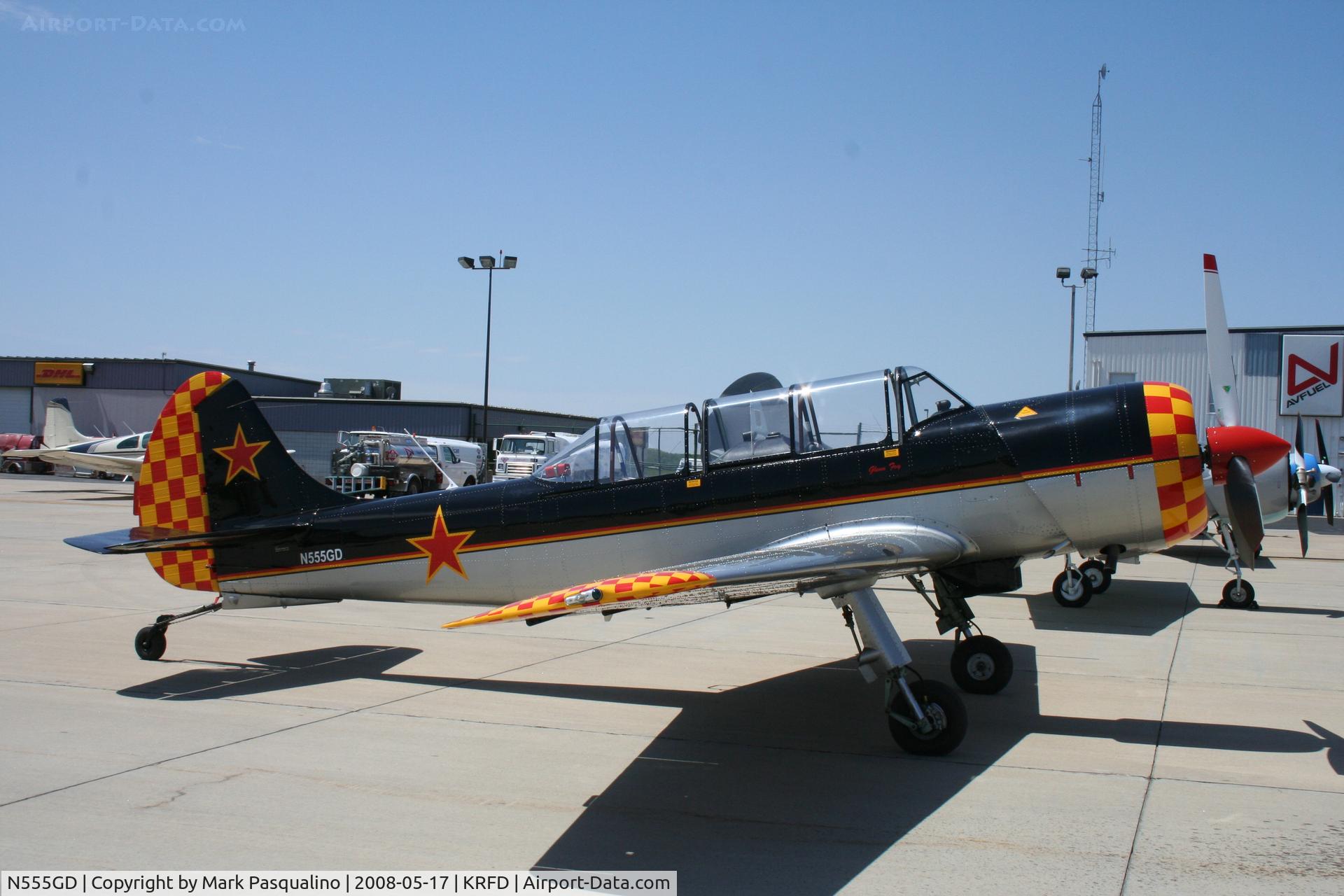 N555GD, 2003 Yakovlev (Aerostar) Yak-52TW C/N 0212405, YAK-52TW