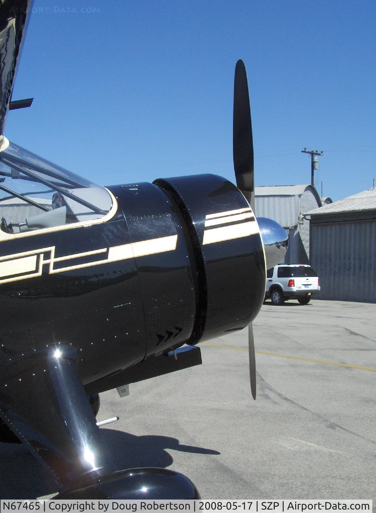 N67465, 1946 Howard Aircraft DGA-15P C/N 985, 1946 Howard DGA-15P, P&W R-985 Wasp Jr. 450 Hp, a stunning, flawless creampuff!. cowl
