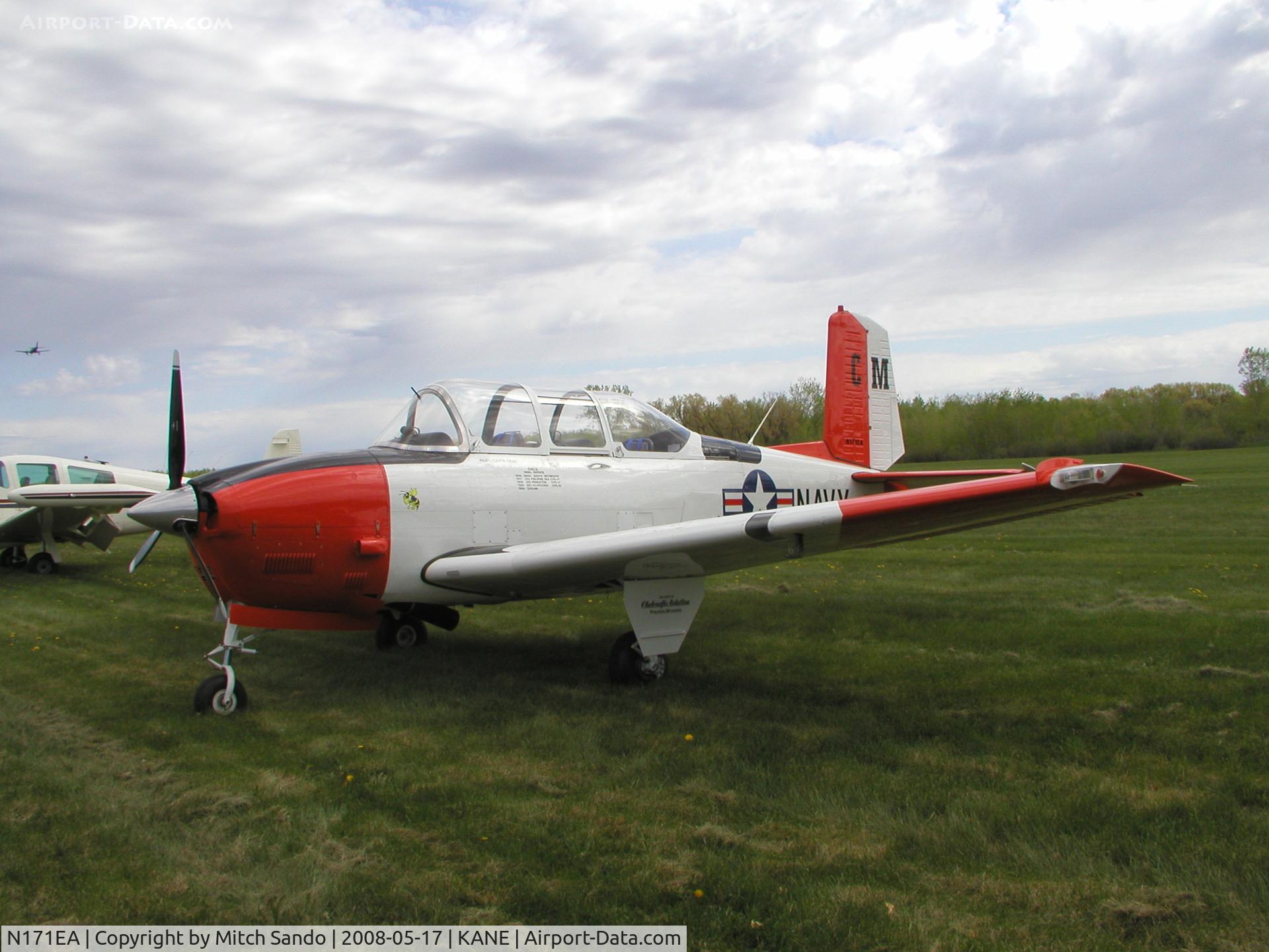 N171EA, 1955 Beech T-34B Mentor C/N BG-11, Blaine Aviation Weekend '08.