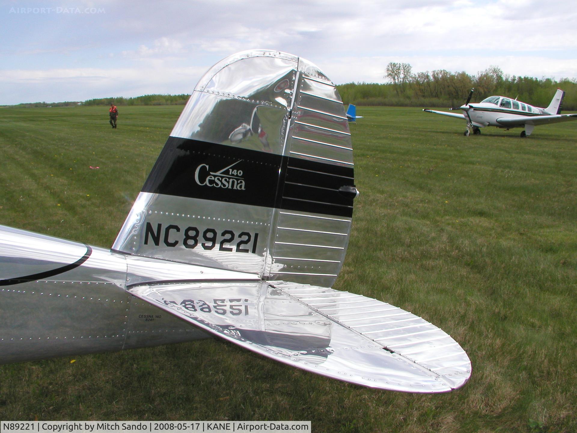 N89221, 1946 Cessna 140 C/N 8241, Blaine Aviation Weekend '08.