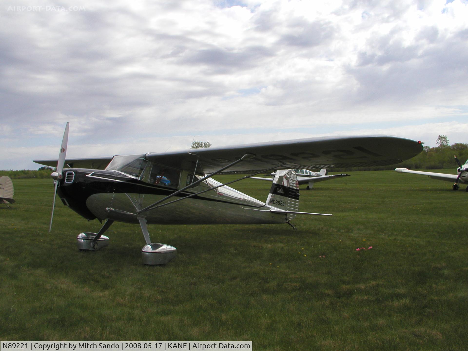 N89221, 1946 Cessna 140 C/N 8241, Blaine Aviation Weekend '08.