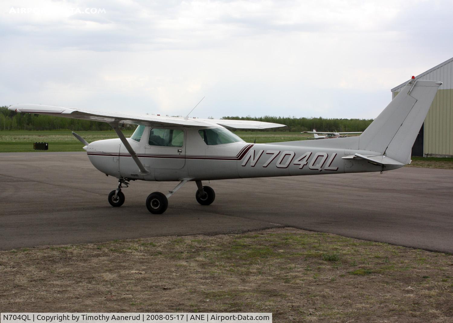 N704QL, 1976 Cessna 150M C/N 15078789, 1976 Cessna 150M, c/n 15078789, Parked at Anoka County